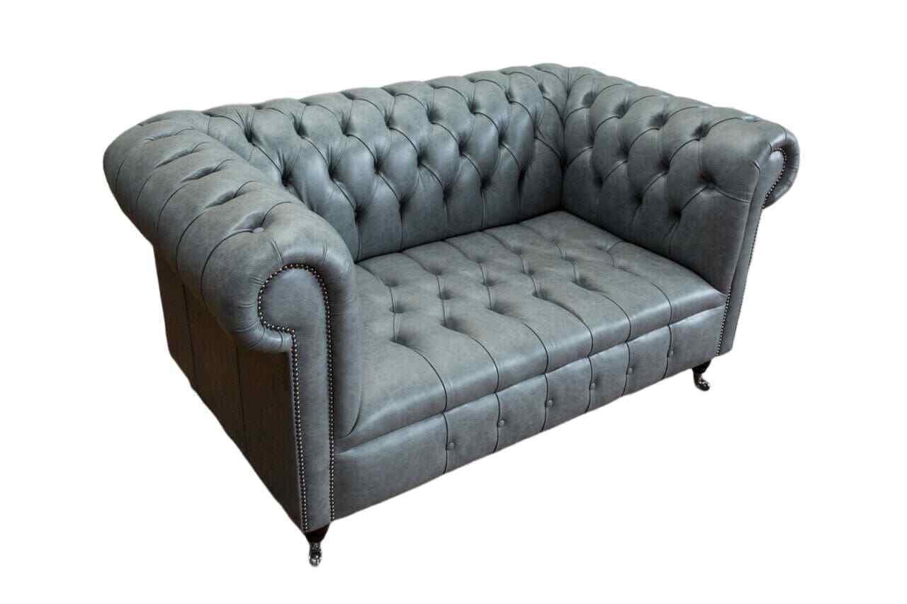 JVmoebel Sitzer 2 Sofa Leder, Sofas In Chesterfield Polster Made Europe Sitz Klassischer Couch Sofa