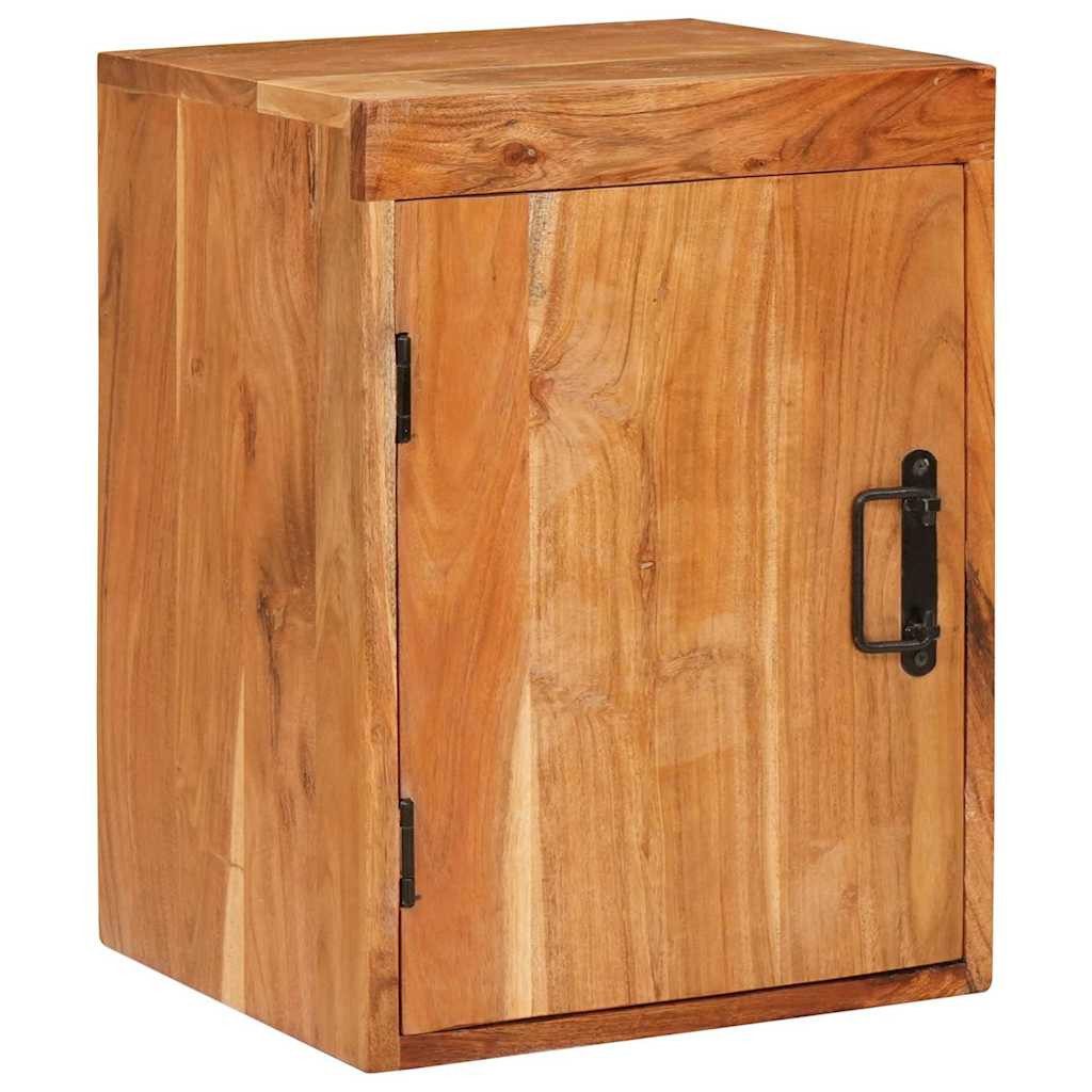 vidaXL Nachttisch Nachttisch Braun 35 x 33 x 48 cm Massivholz (1-St)