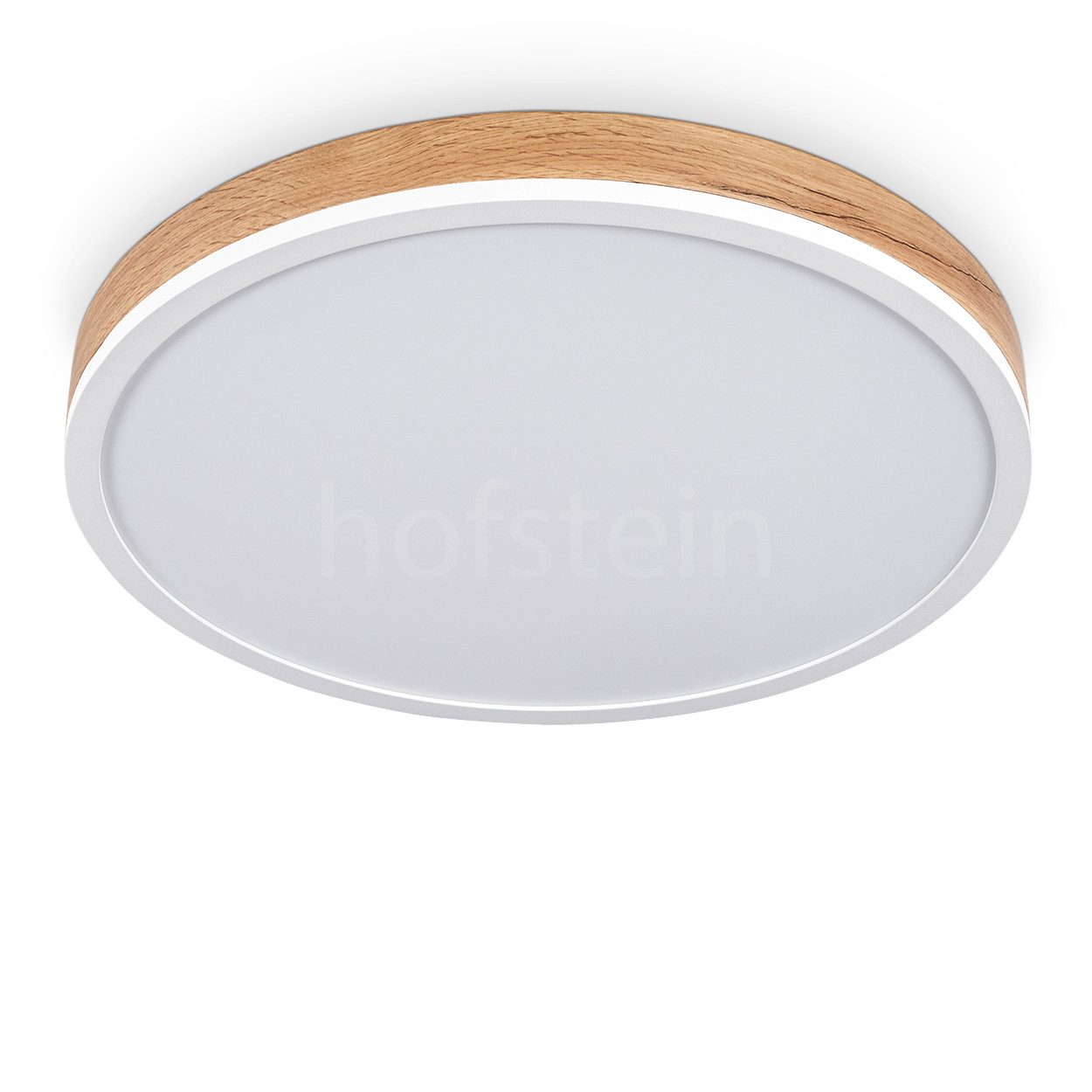 hofstein Deckenleuchte »Vacil« modernes Deckenpanel aus Metall/MDF, 3000 Kelvin