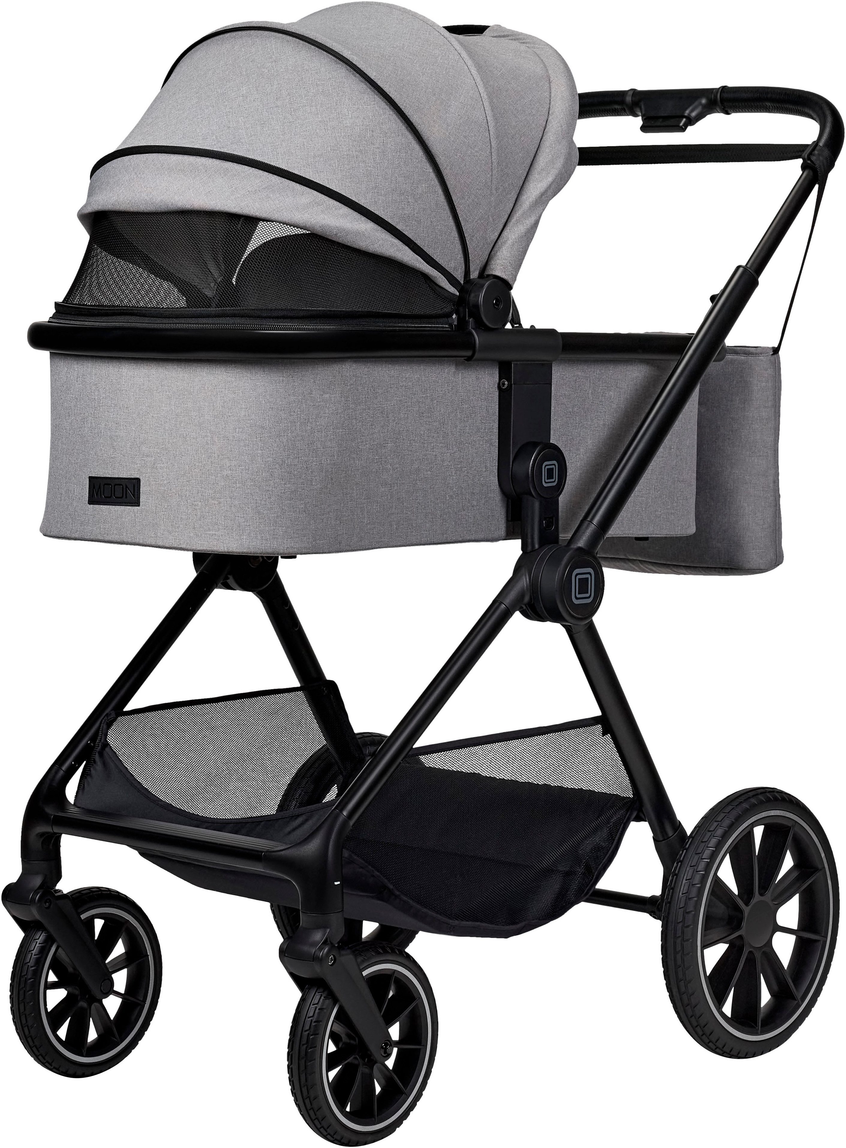 Thumbnail - Moon Kombi-Kinderwagen Clicc, (Set), inkl. Fußsack und Wickeltasche