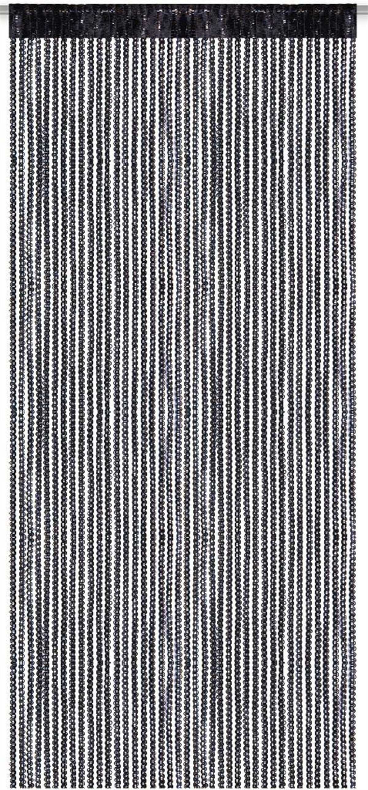 Arsvita Vorhang (1 St), Kräuselband, transparent, Fadengardine mit Stangendurchzug und Metallic-Streifen 140cm x250cm