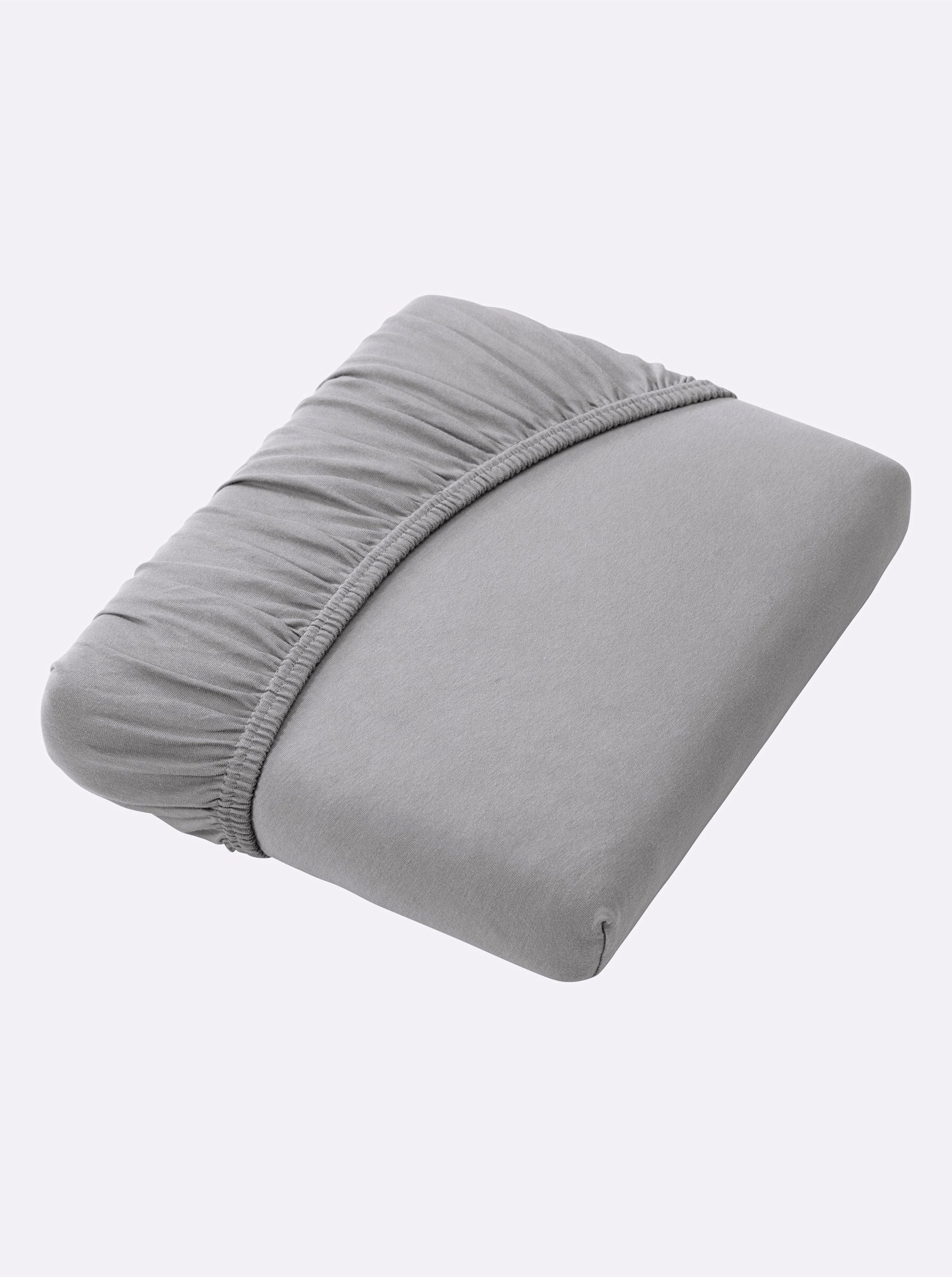 Witt Bettlaken Spannbetttuch, Feinjersey, Baumwolle