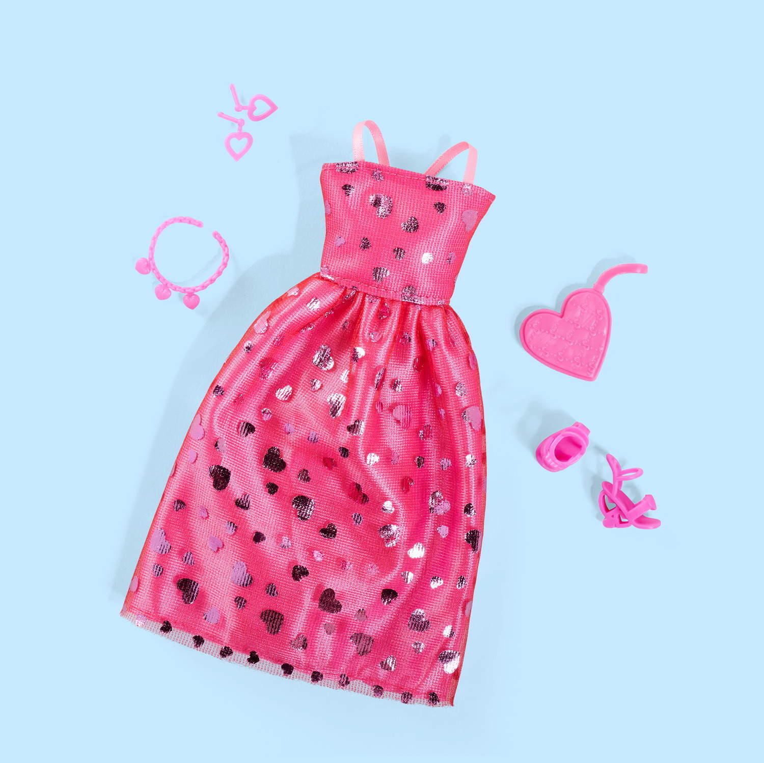 SIMBA Anziehpuppe Puppe Steffi Love Pink Love schillerndes, pinkes Ballkleid 105733948