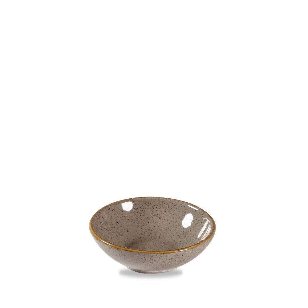 Schale Super Vitrified Stonecast Peppercorn Bowl Oval 11.7X3.8Cm