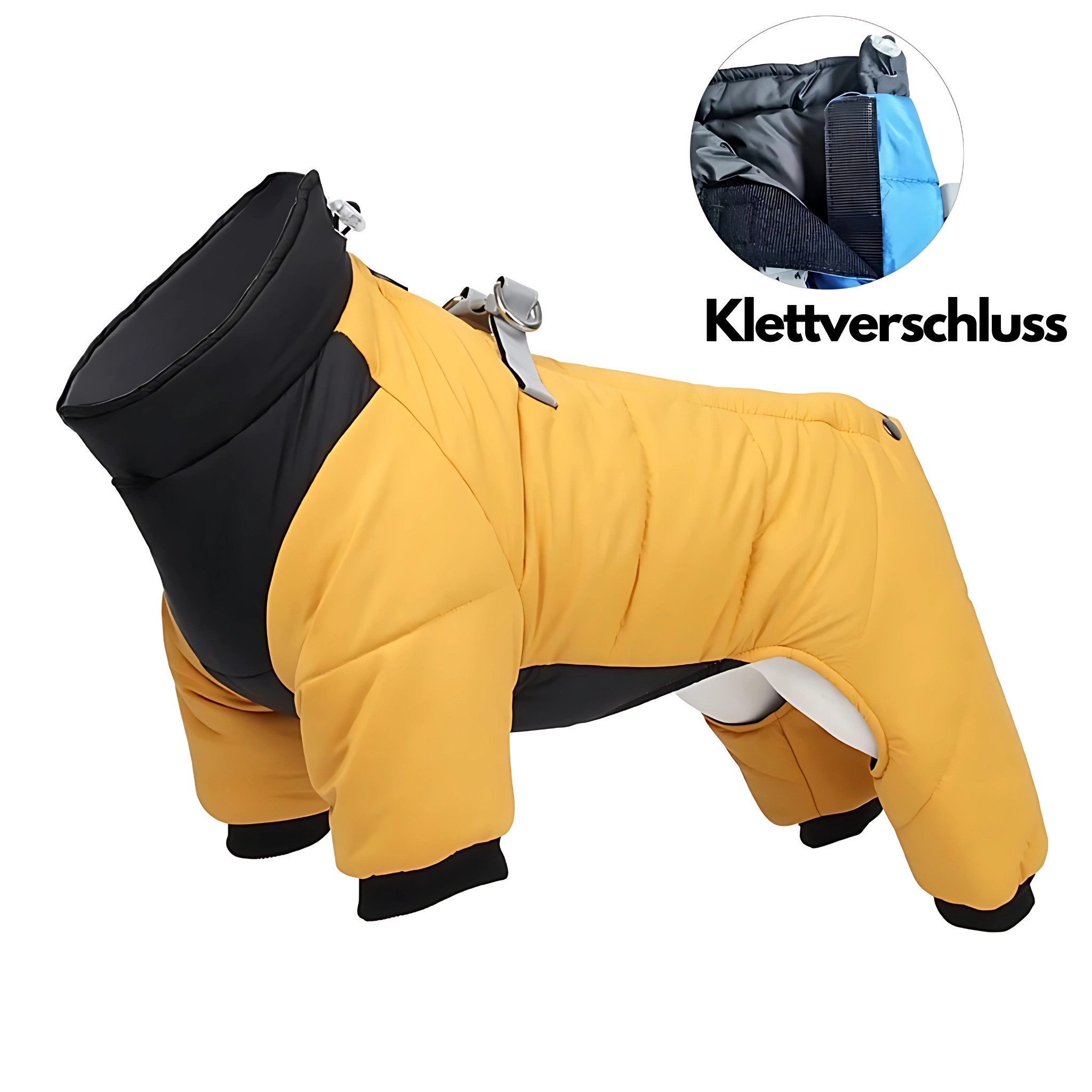 HS.SUPPLY Hundejacke Hundejacke Winterjacke mit Leinenhaken, für Hunde in verschiedenen Größen, wasserabweisend