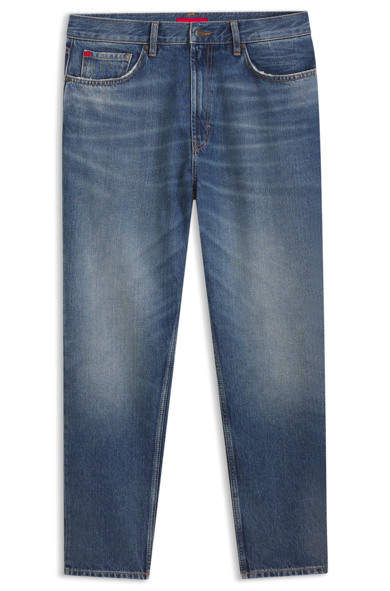 HUGO 5-Pocket-Jeans Relaxed-Fit Jeans - Tapered Fit