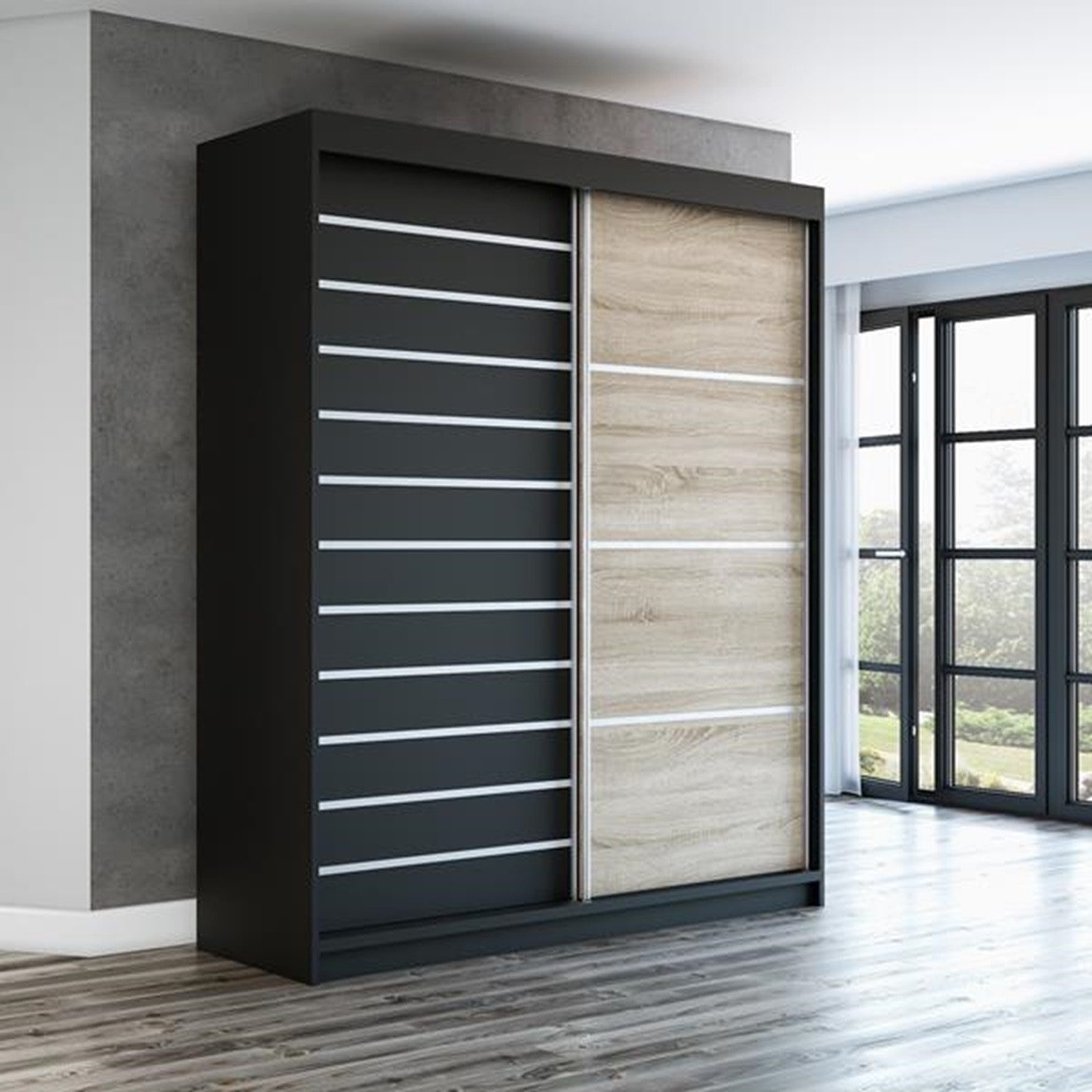 A&J MöbelLand GmbH Schwebetürenschrank COLIN (TOP günstig online kaufen
