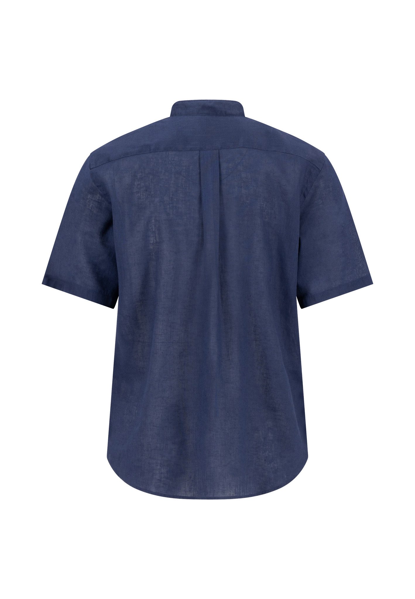 FYNCH-HATTON Kurzarmhemd Kurzarm, aus Leinen und Baumwolle, Regular Fit, mit Logo Stickerei