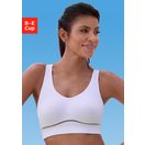 LASCANA ACTIVE Sport-BH mit LA-Buchstaben aus funkelnden Pailletten aus Coolmax-Material