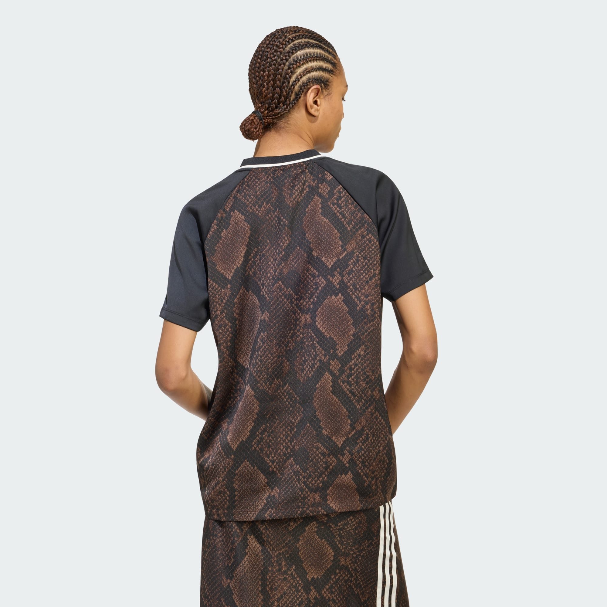 adidas Originals T-Shirt SATIN JERSEY, SCHLANGENPRINT (1-tlg)