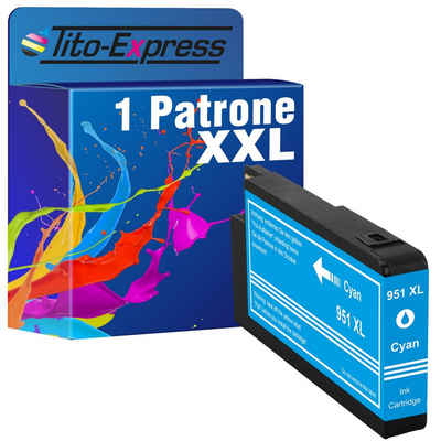 Tito-Express ersetzt HP 951 XL 951XL Cyan Tintenpatrone (für Officejet Pro 8610 8600 8100 8620 8100 8615 8625 8630 8640 8660)