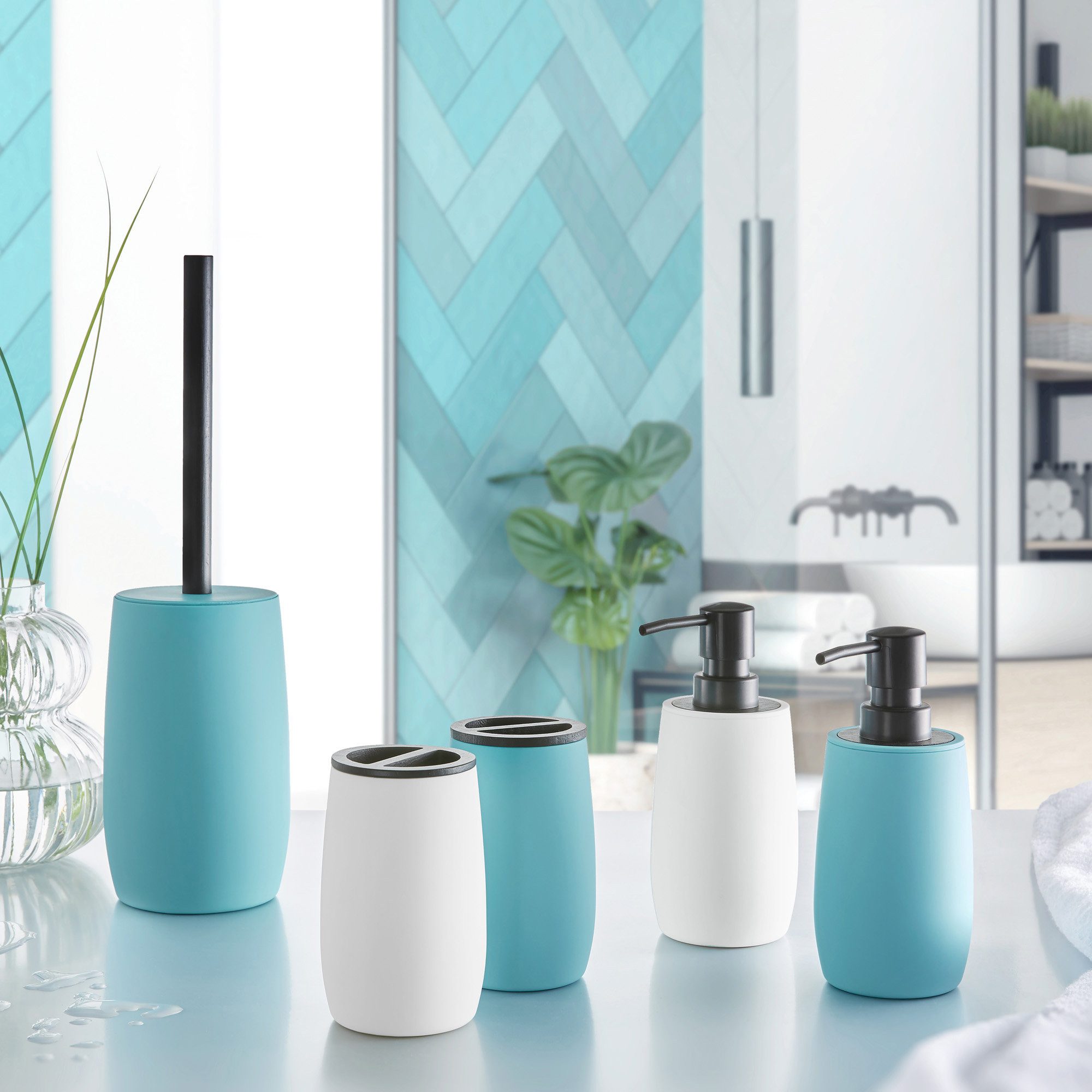 Kleine Wolke Badaccessoire-Set WC-Bürstengarnitur "Daily", Uni günstig online kaufen