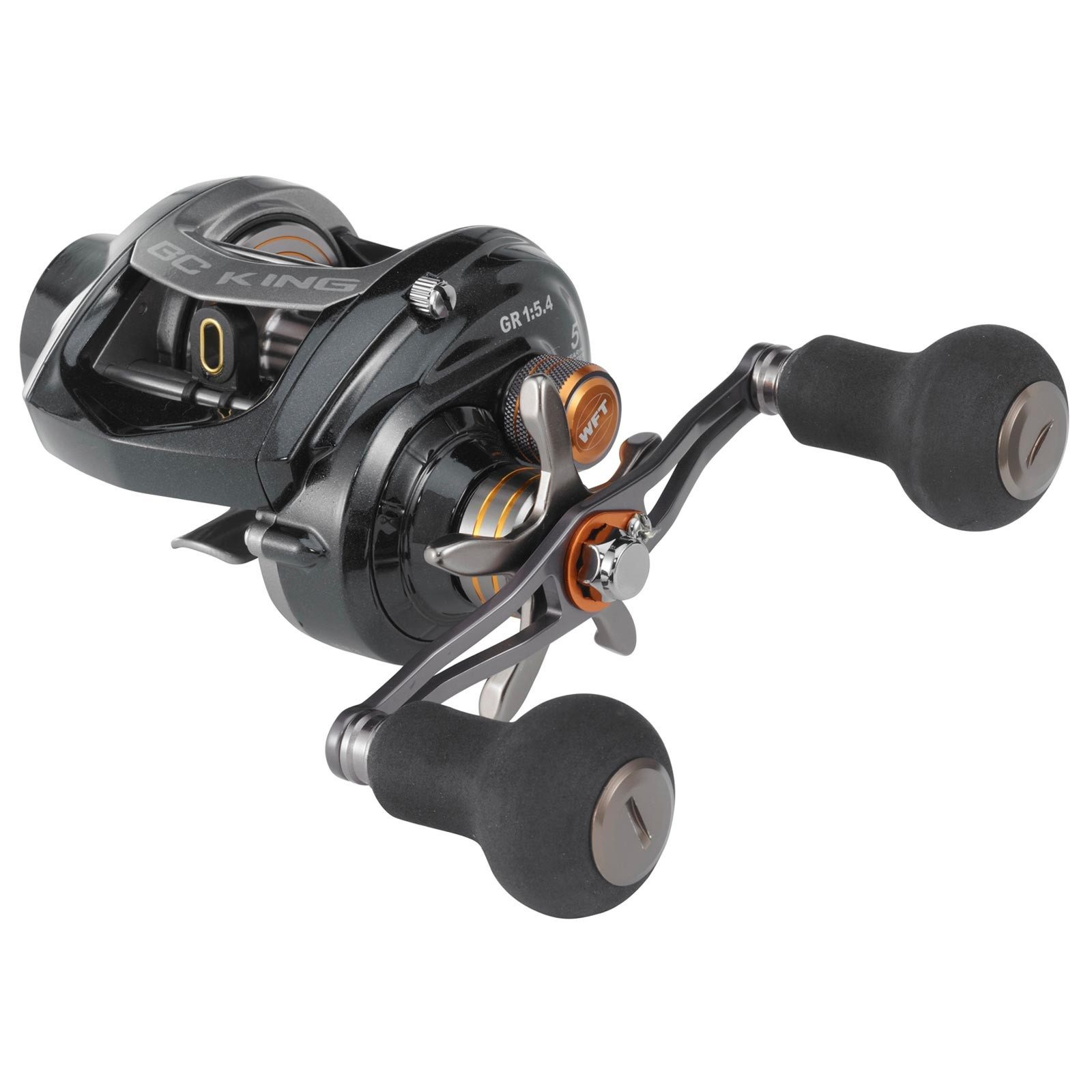 WFT Baitcastrolle), WFT BC King Linkshand Baitcast Rolle