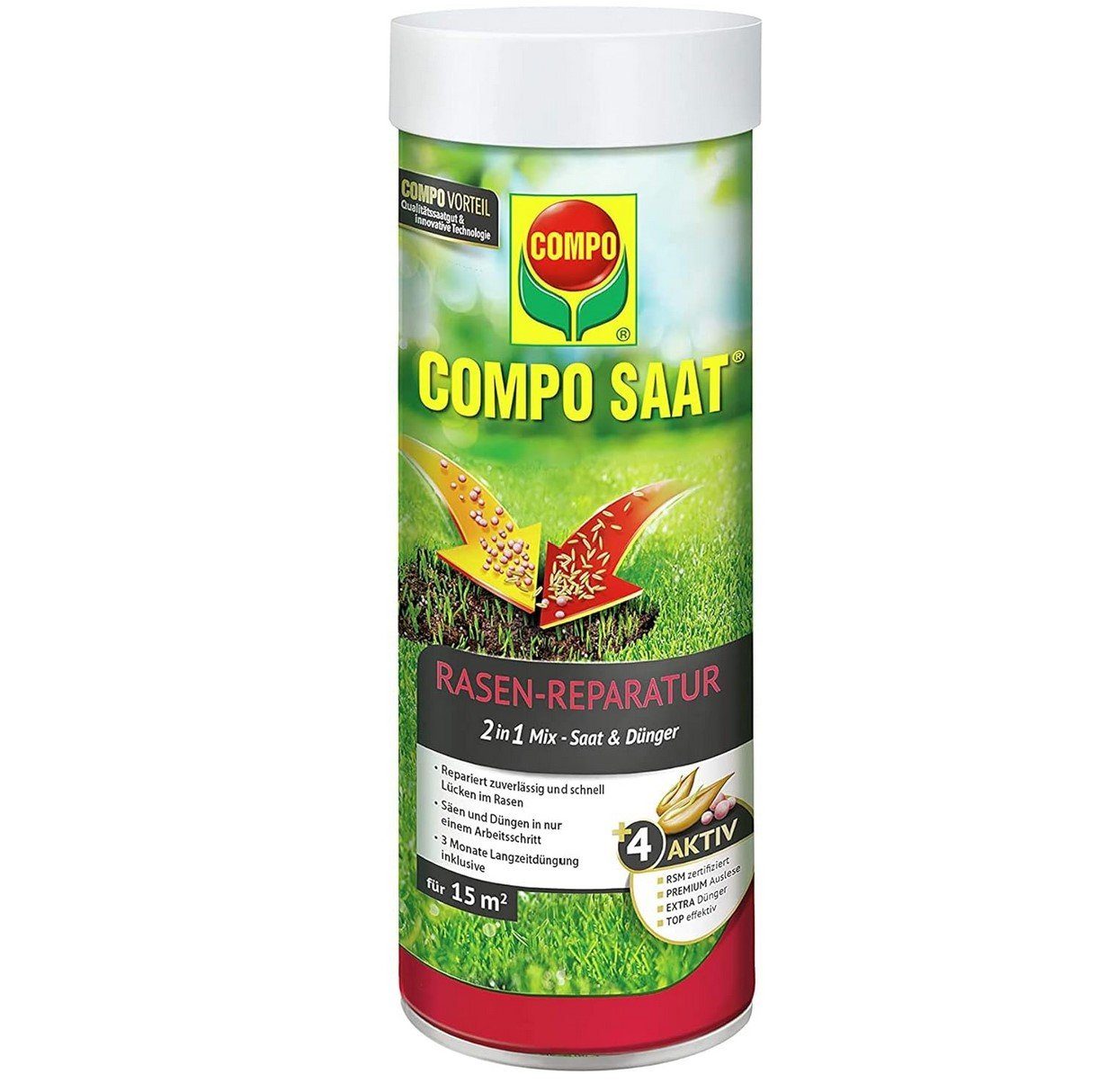 Bodenverbesserer COMPO SAAT Rasen Reparatur Mix, 360g