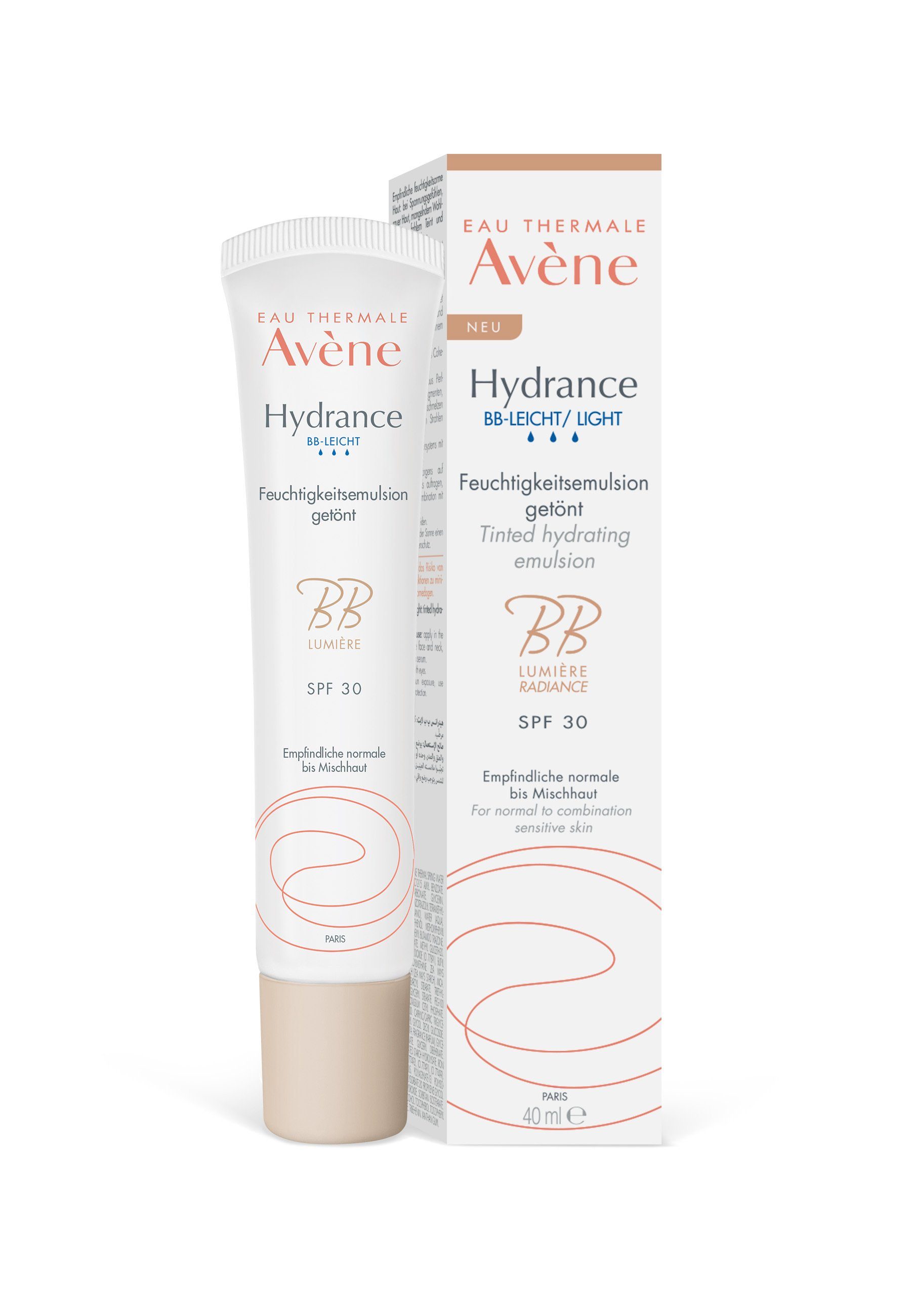 Avene Gesichtspflege Hydrance BB-LEICHT Feuchtigkeitsemulsion getönt LSF 30, 1-tlg.