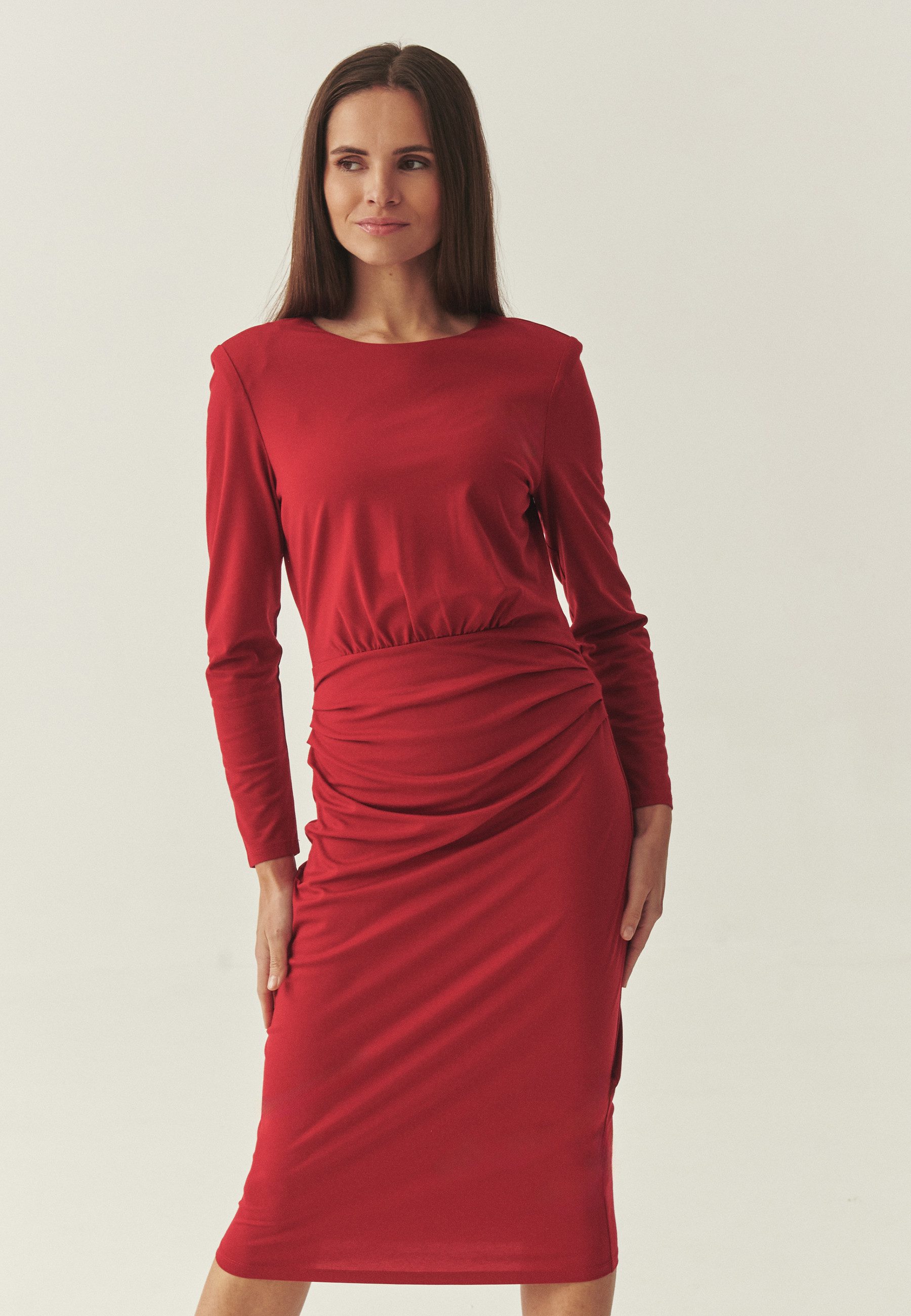 TATUUM Jerseykleid Bleistift Midi Strickkleid - Koma 1