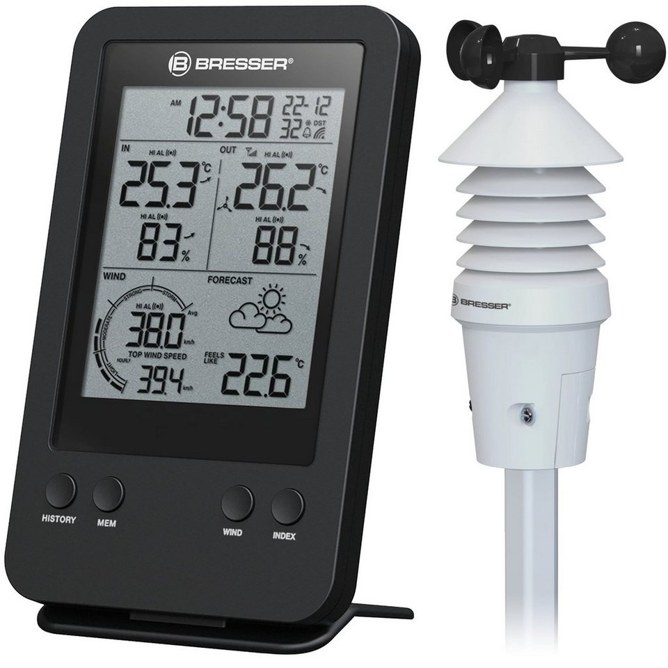 BRESSER Windmesser »3in1 Profi Windmesser mit