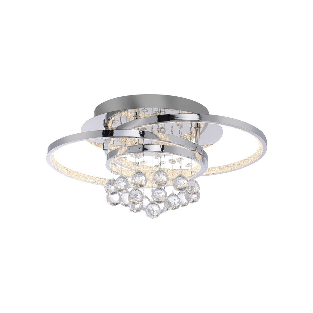 Paul Neuhaus LED Deckenleuchte LED Deckenleuchte Kristall, dimmbar per Wand günstig online kaufen