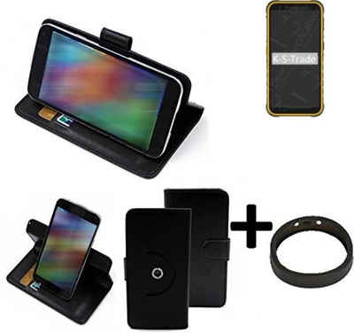 K-S-Trade Handyhülle für Ulefone Armor X8i, Case Schutz Hülle + Bumper Handy Hülle Flipcase Smartphone Cover