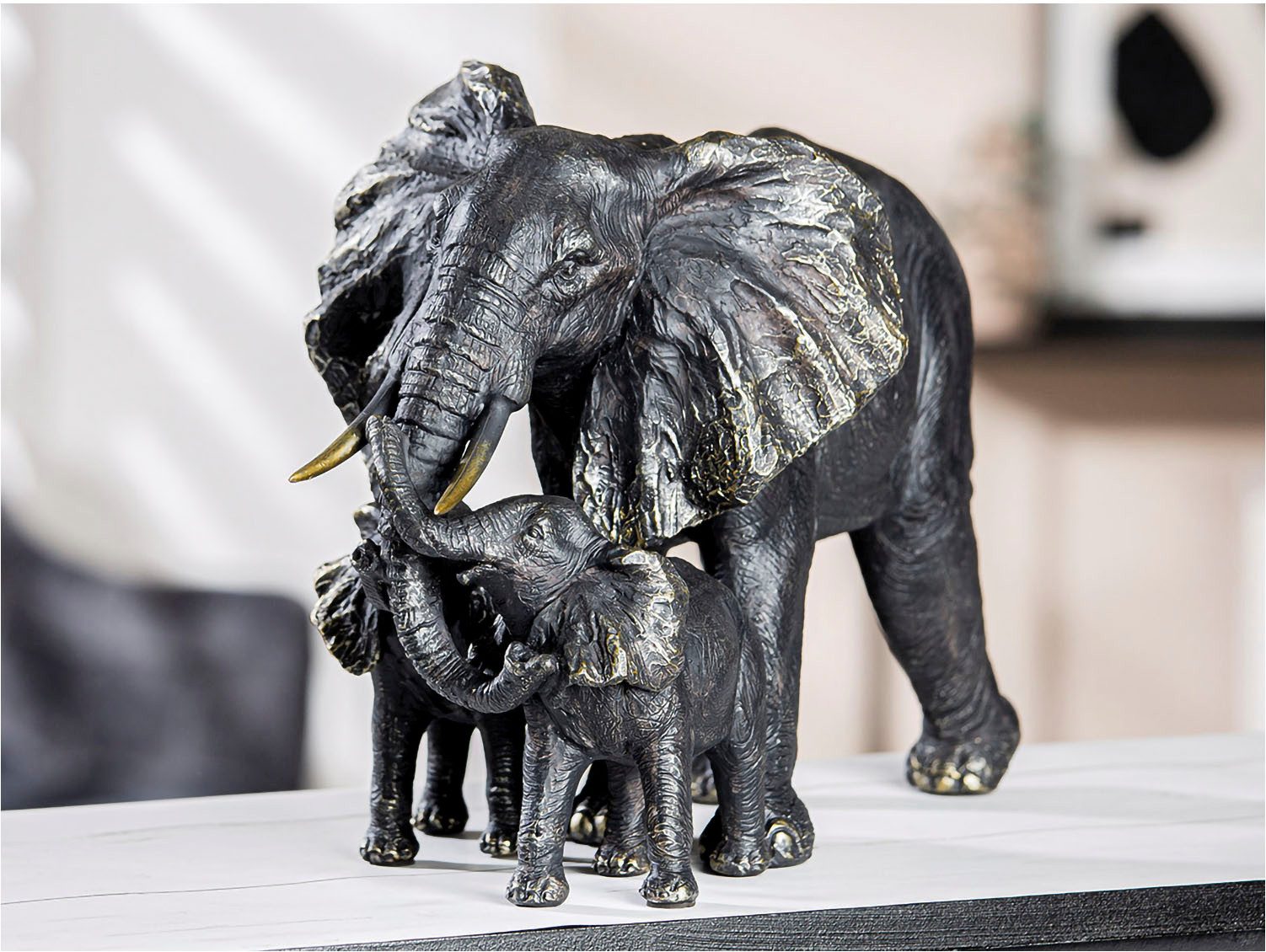 Casablanca by Gilde Tierfigur Figur Elefantenfamilie günstig online kaufen