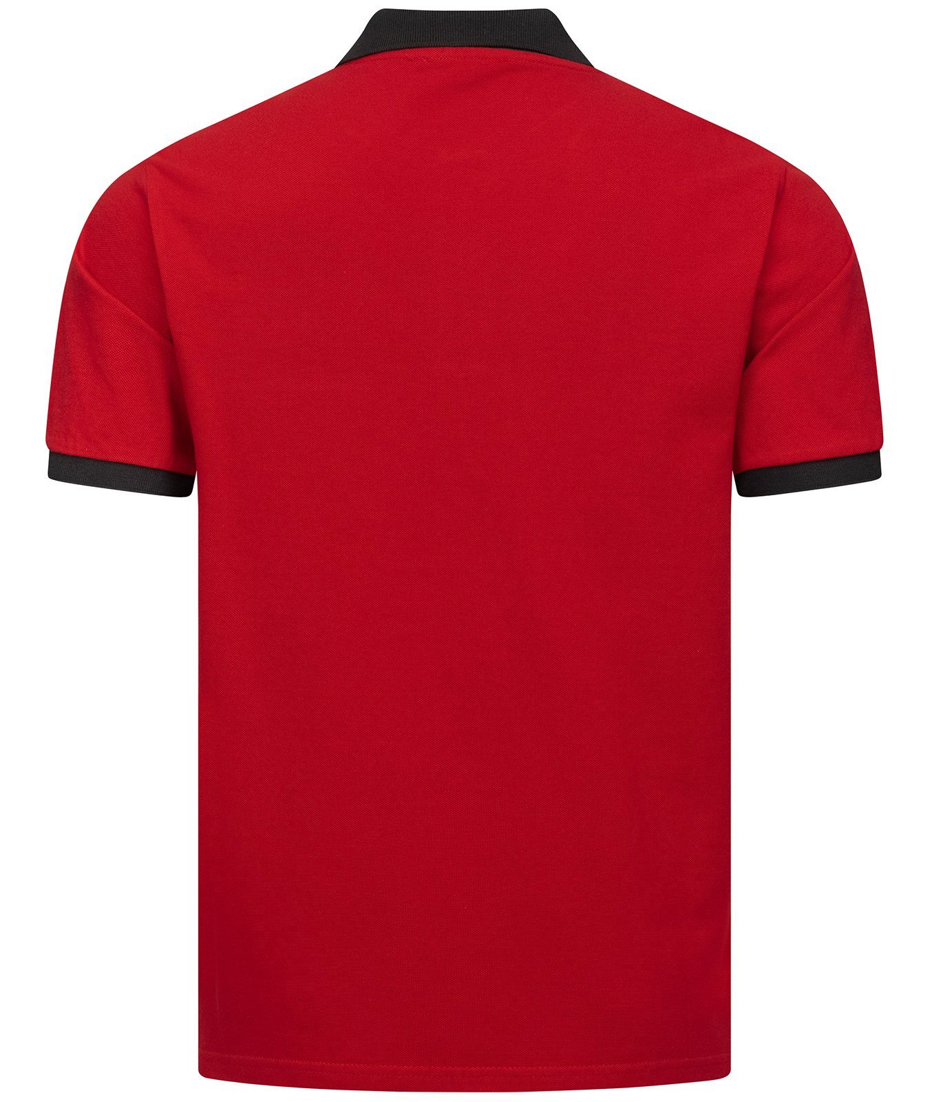 Creek H-306 Poloshirt Rock Herren Rot T-Shirt mit Polokragen