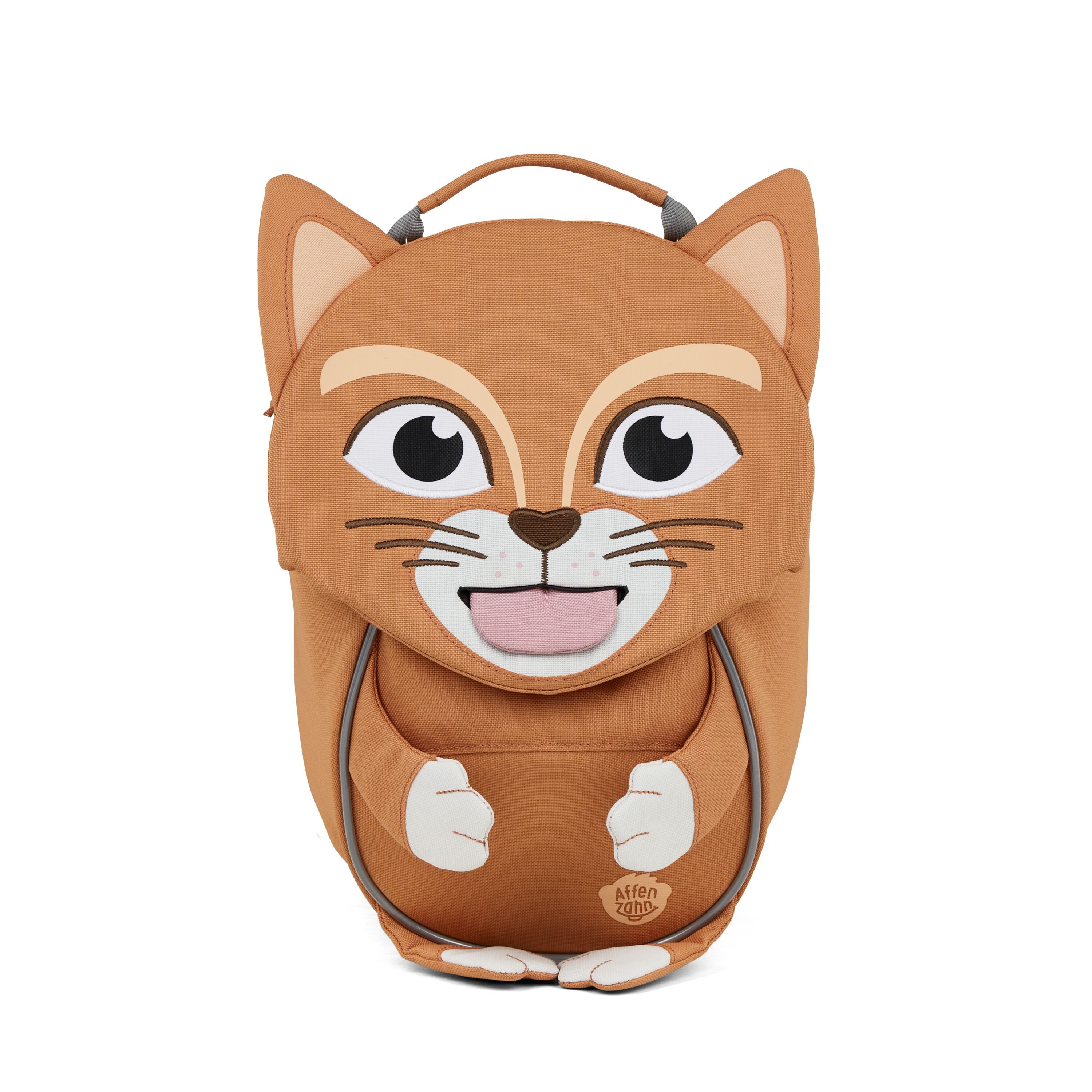 Affenzahn Schulranzen Kinderrucksack, Kleiner Freund, Katze, 1-3 Jahre (1 Stück), Kinderkrippe, Kita, ab einer Körpergröße von 80 cm