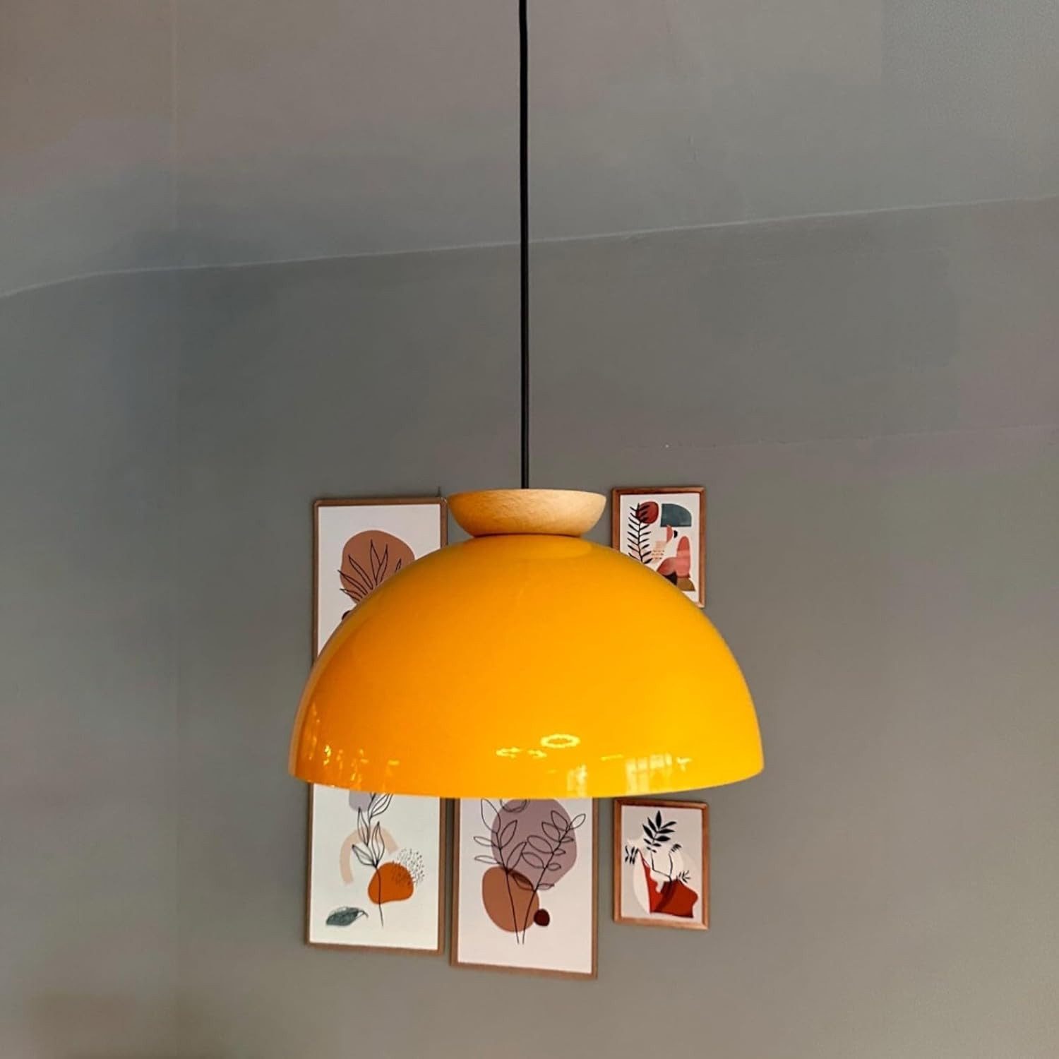 Bamyum Pendelleuchte Pendelleuchte Yimpi Hängelampe Industrial Ø30 cm, E27, Moderne Lampe, ohne Leuchtmittel