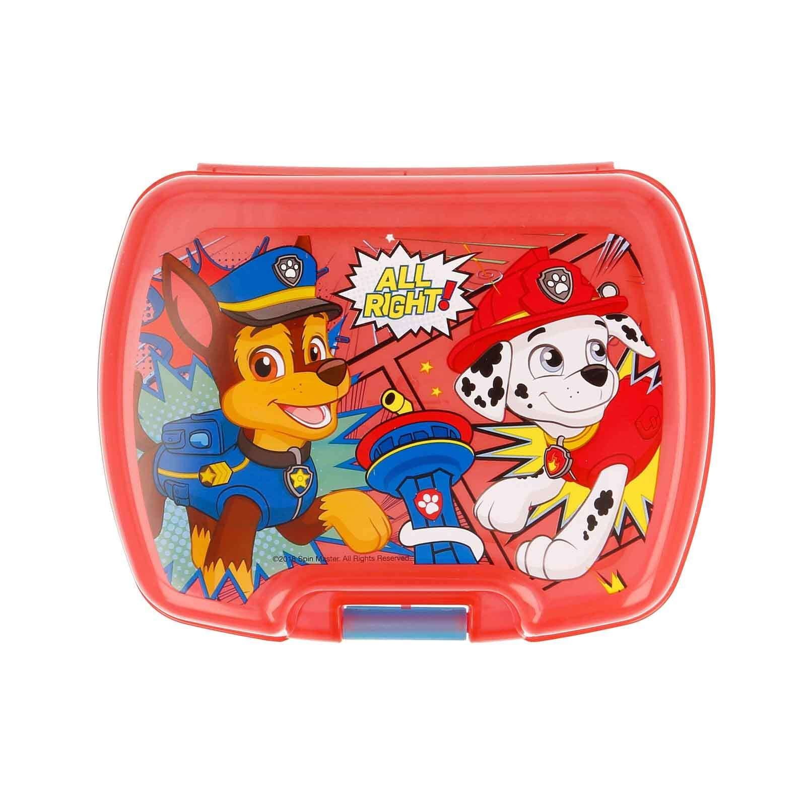 Stor Lunchbox Comic Paw Lunchbox (2-tlg) und Kunststoff, Patrol Set, 2er Snackbox