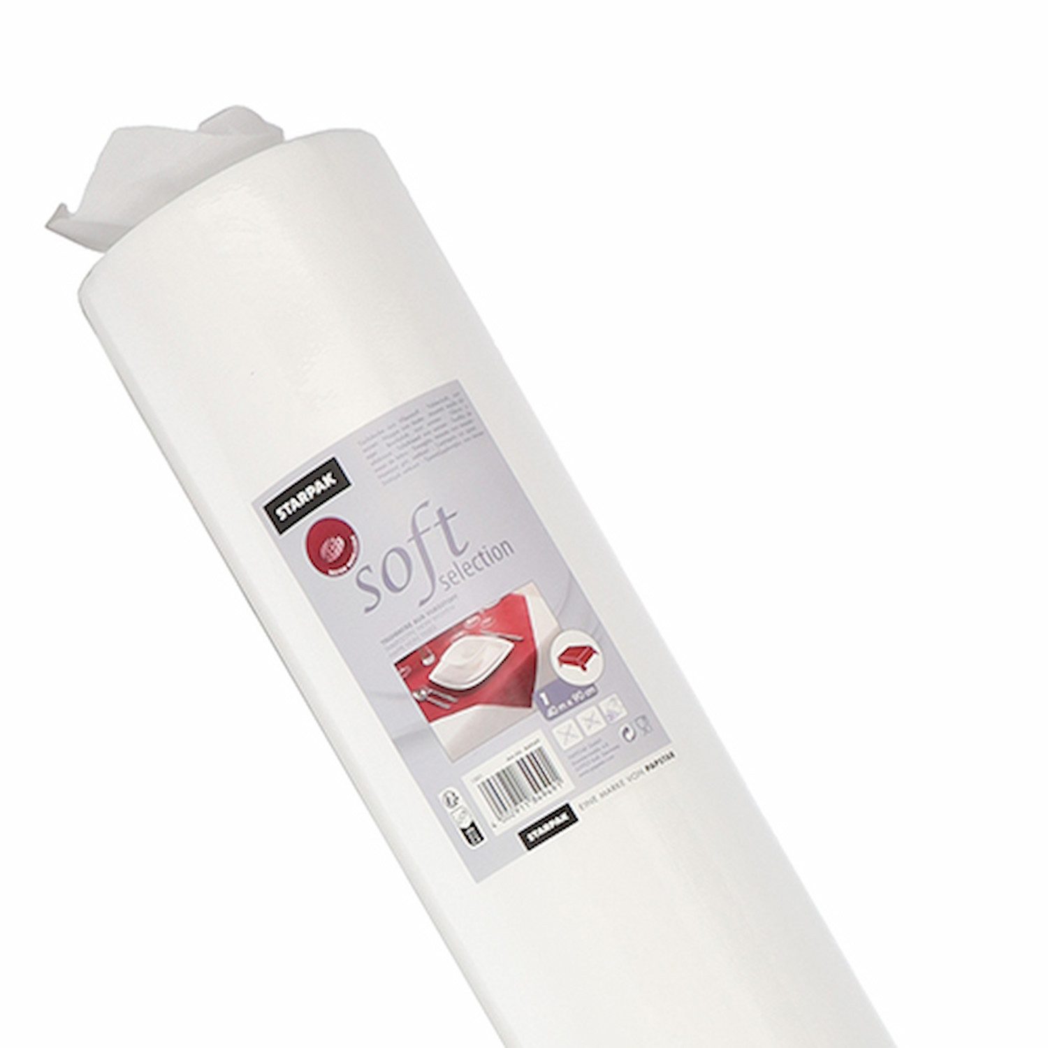 PAPSTAR Tischdecke 1 Papstar Vlies Tischdecke, weiss "soft selection" 40 x 0,9 m, 84949
