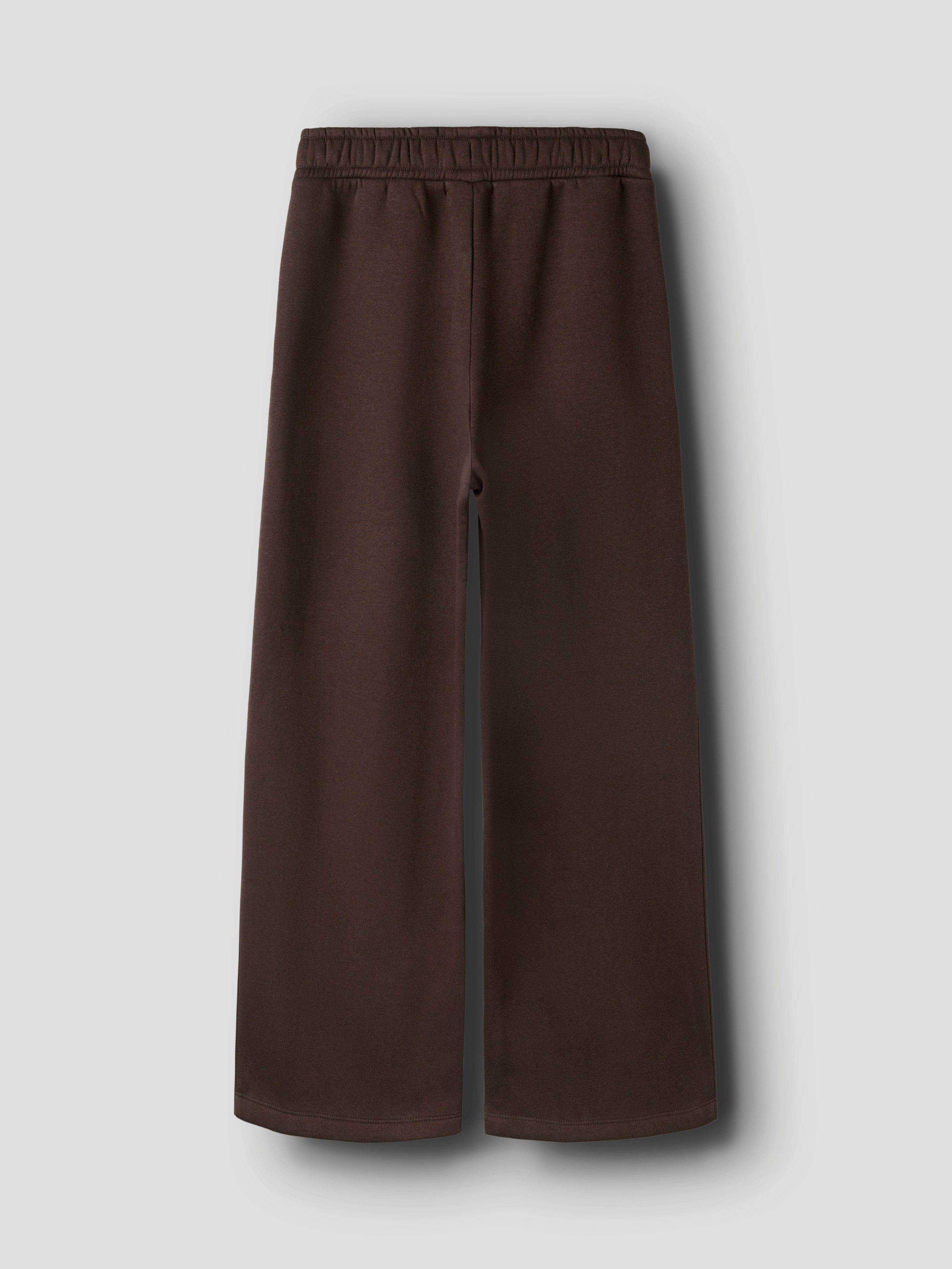 Name It Sweathose NKMNASIR WIDE SWE PANT BRU NOOS Baumwollmischung, wide fit – Bild 3 von 5