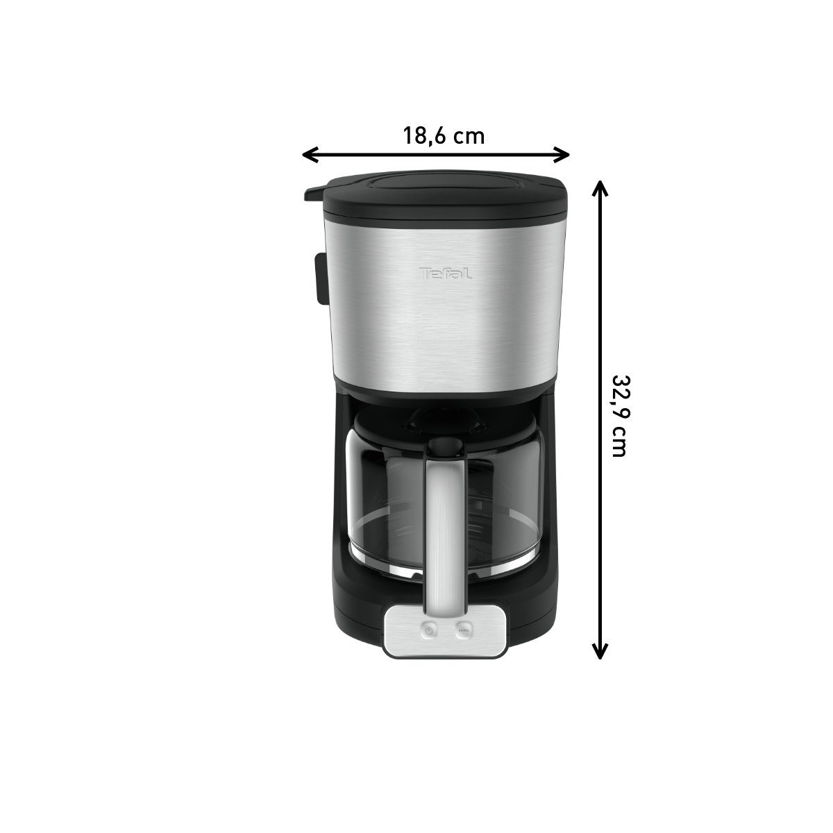 Tefal Filterkaffeemaschine Element, 1.25l Kaffeekanne