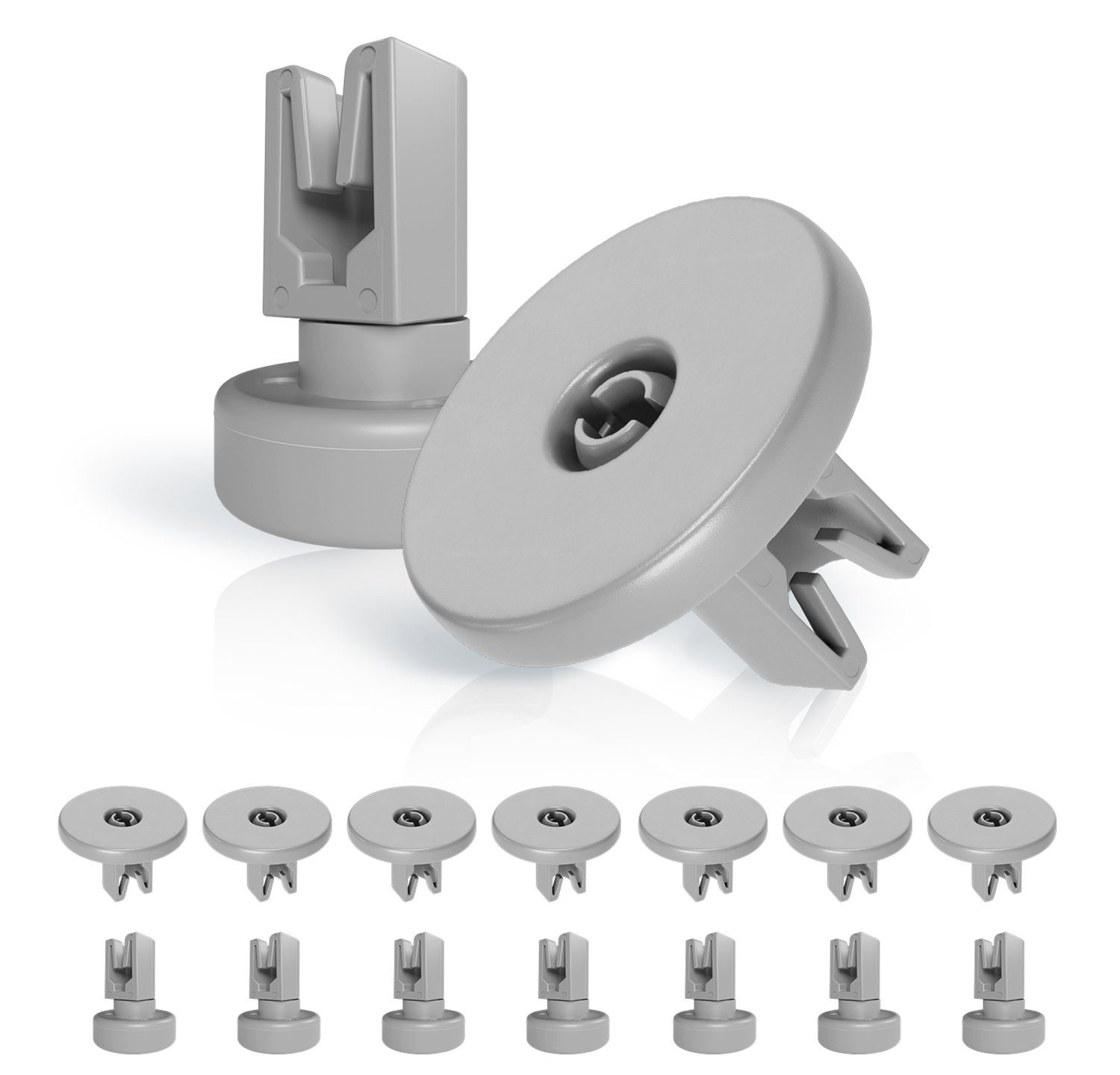 Montagezubehör Geschirrspüler 16x Korbrolle wie Electrolux 50286965004 / 5028696700