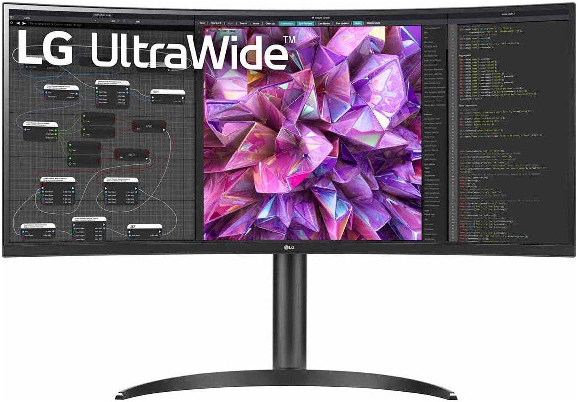 LG 34WQ75X Curved-LED-Monitor (87 cm/34 ", 3440 x 1440 px, UWQHD, 5 ms Reaktionszeit, 60 Hz, IPS)