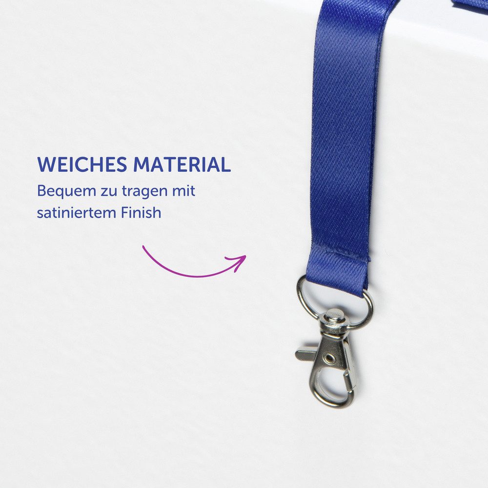 Avery Zweckform Schlüsselanhänger Avery-Zweckform 4842B Textilband (L x B) 440 mm x 15 mm 10 St.