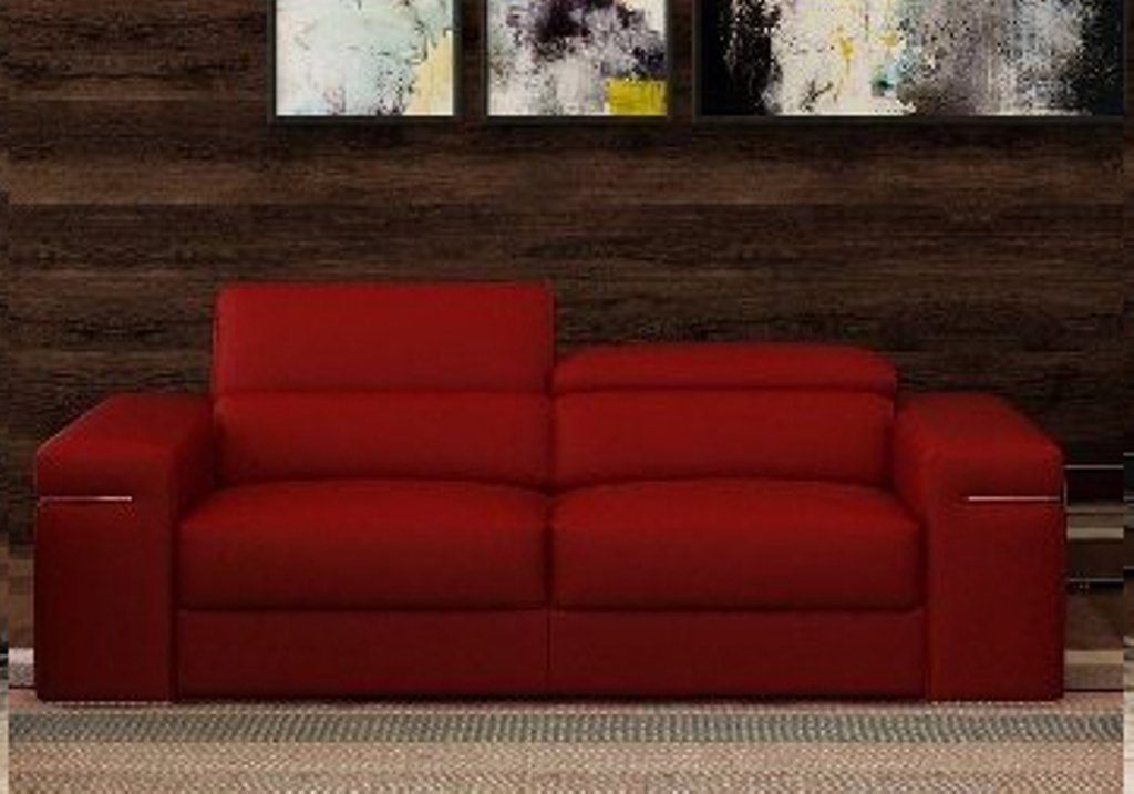 JVmoebel Sofa Couch Polser XXL 3-er, Europe Sitz in Big Sitzer Made Leder Sofas 3 Couchen