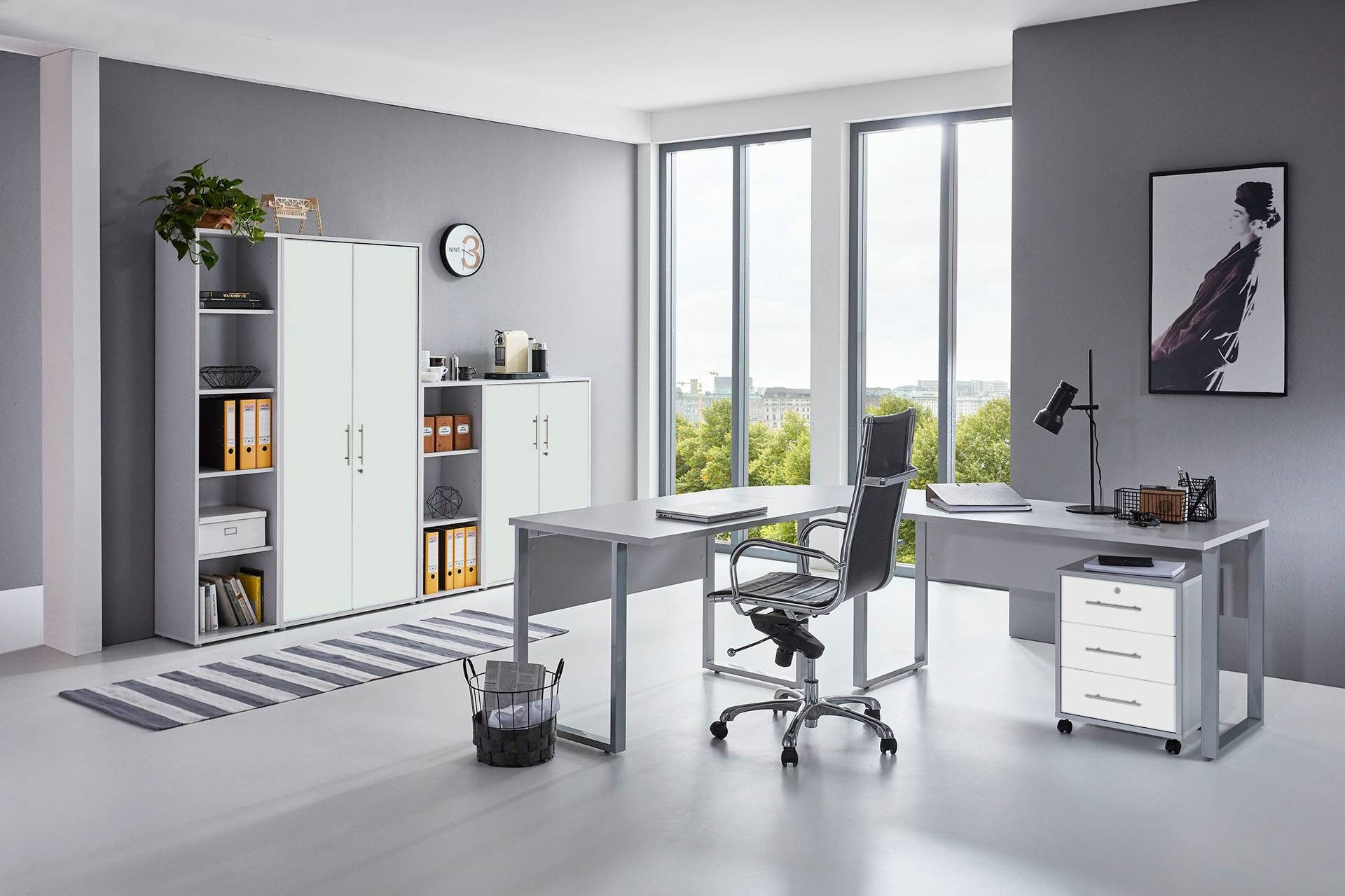 BMG Möbel Büromöbel-Set Office Edition, (Büroset, günstig online kaufen