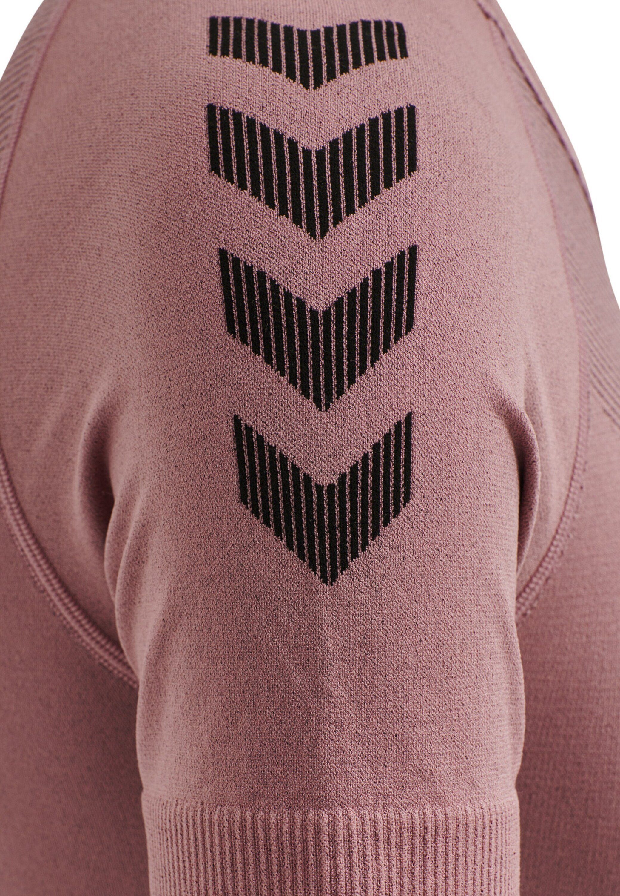 rosa hummel Detail (1-tlg) Plain/ohne Funktionsshirt Weiteres Details, Seamless First
