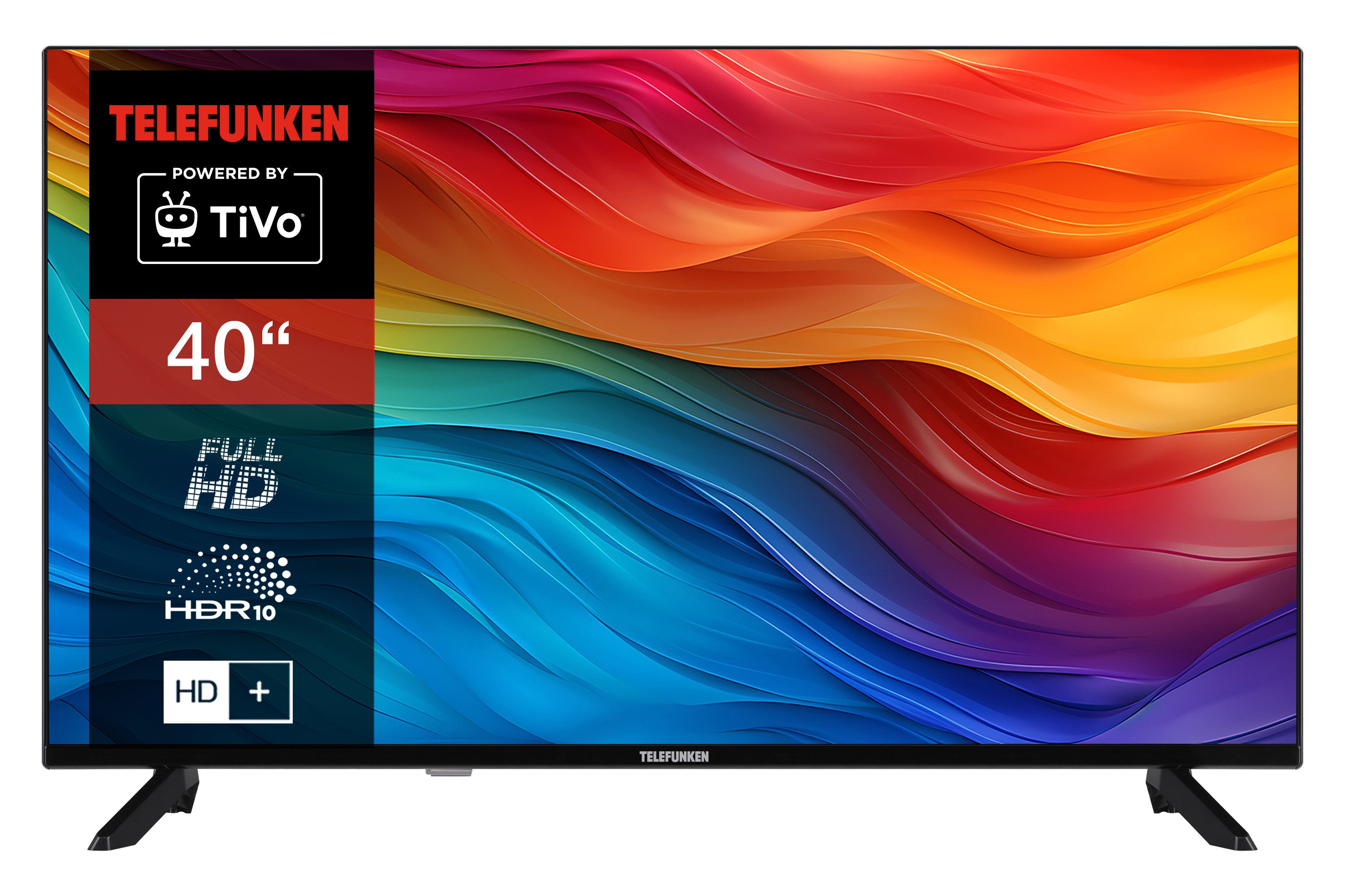 Telefunken D40F751X7CW LCD-LED Fernseher (102 cm/40 schwarz ! RABATT: 25.01%