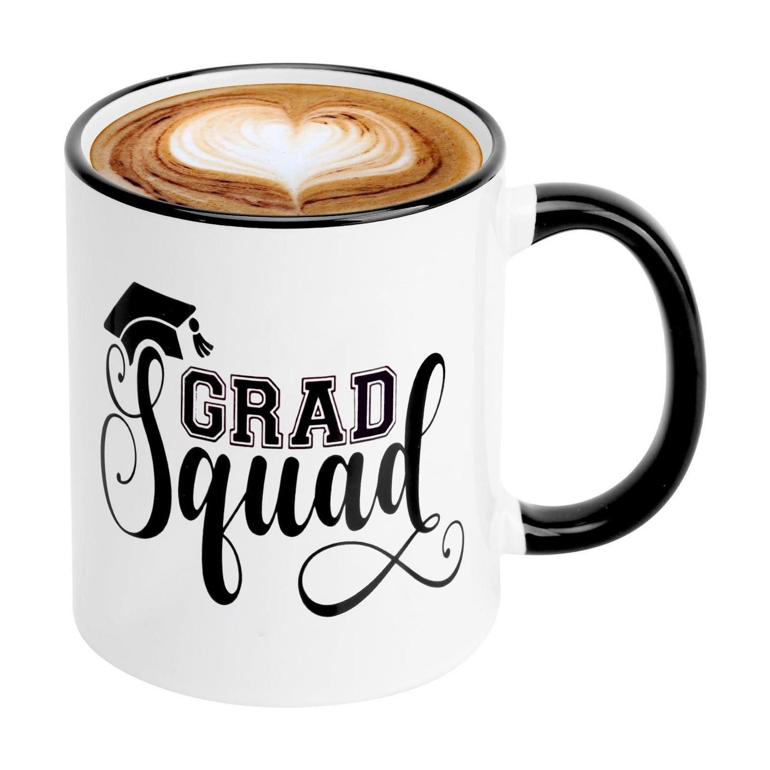 LuxusKollektion Tasse Graduation Tasse Grad Squad Keramik mit Aufdruck, Keramik