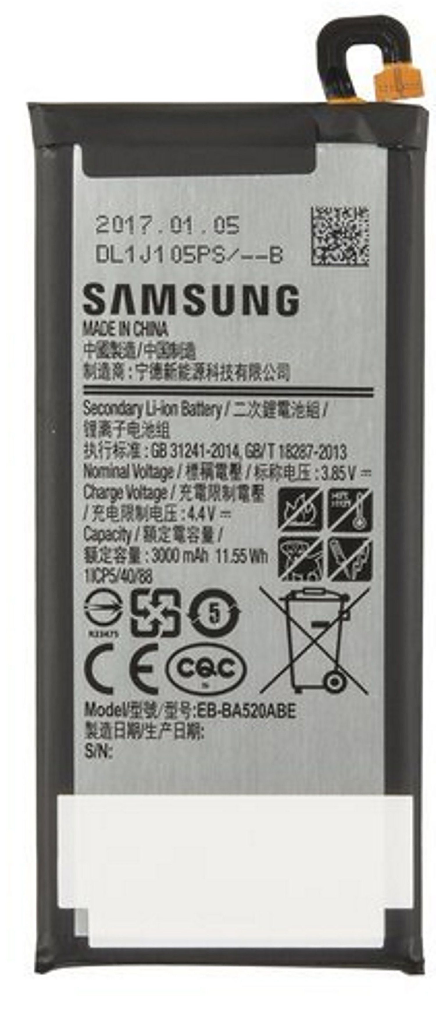 Samsung für Original Akku AGI Akku SM-A520F Akku