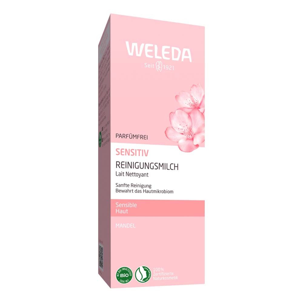 WELEDA Gesichts-Reinigungsmilch Sensitiv Mandel - Reinigungsmilch 75ml