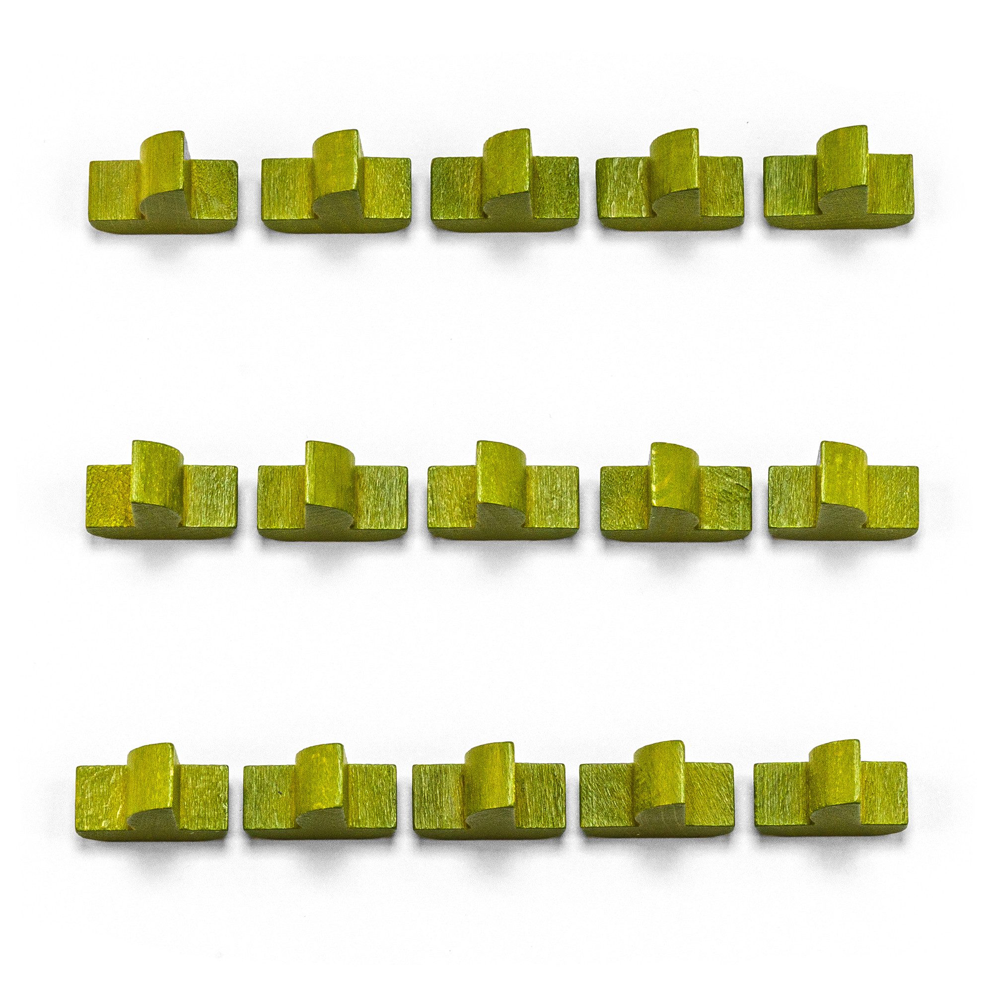 Waldfelsen Spiel – Holz-Figuren Spielfiguren Ersatz passend für Die Siedler von Catan, Spielmaterial, Verschiedene Кольора(ів)