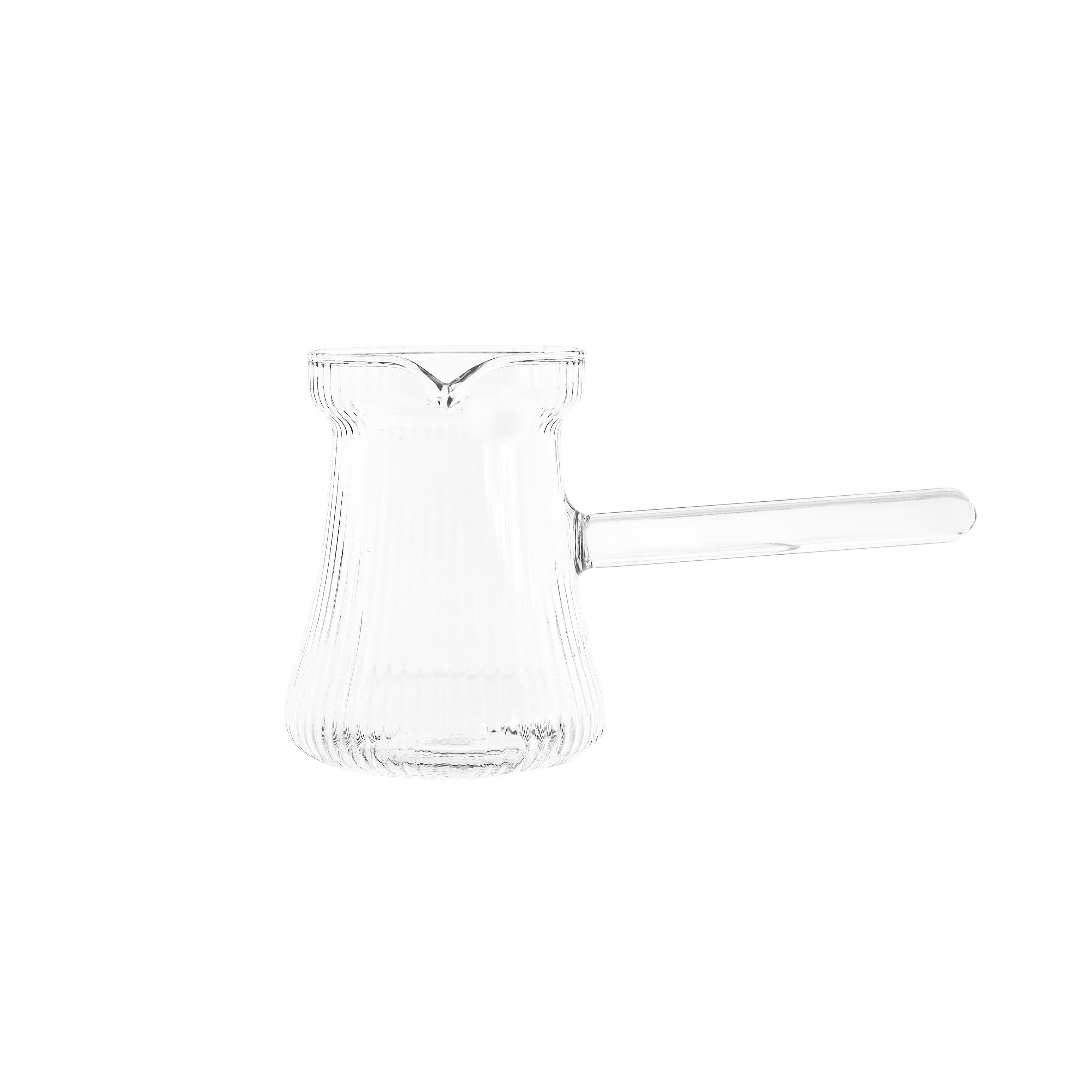 Almina Kaffeekanne Luana El Chico, 0,4 l, (1-St), aus Glas für türkischen Kaffee, Relief-Design