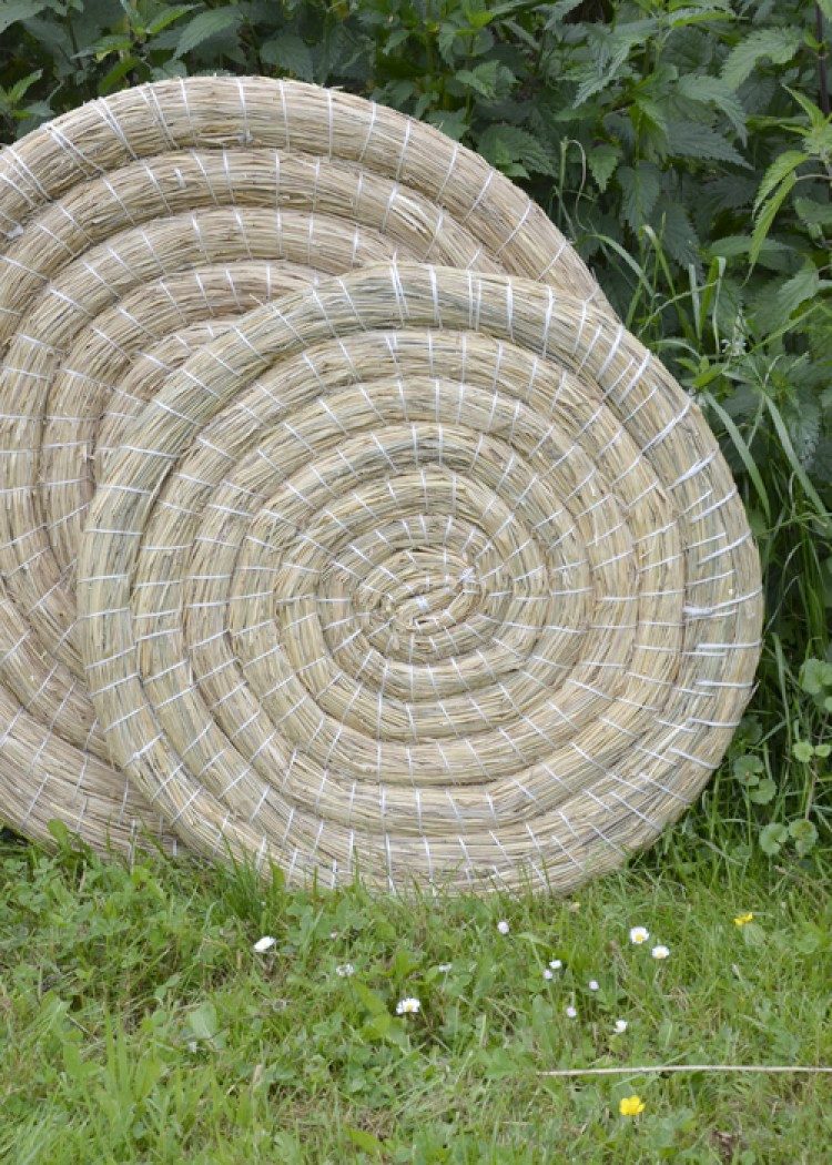 Battle Merchant Zielscheibe Traditionelle Strohscheibe, rund, 80 cm Durchmesser