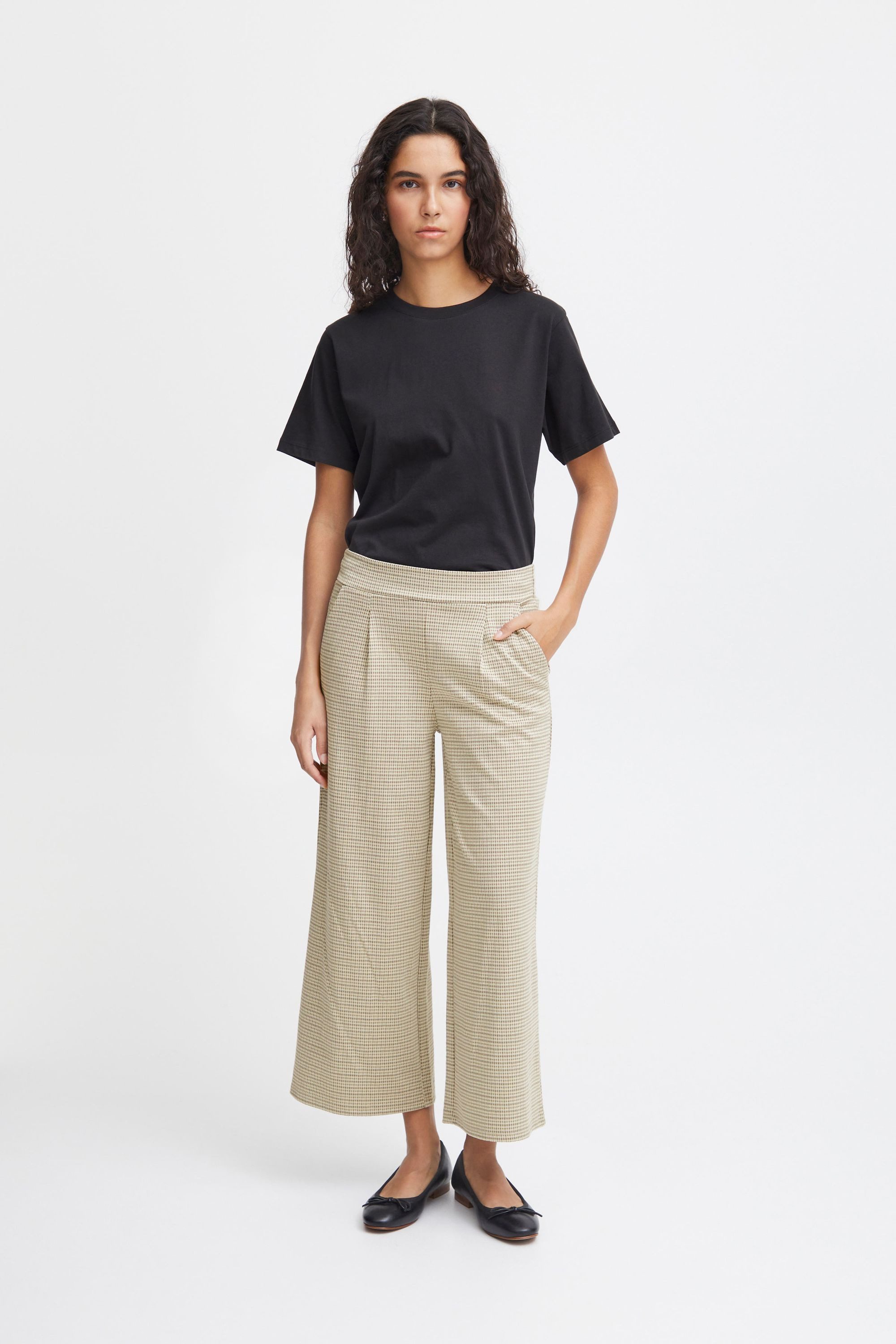 Ichi Stoffhose IHKATE CAMELEON CROPPED WIDE günstig online kaufen