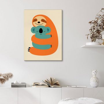Posterlounge Leinwandbild Andy Westface, Zusammenkleben, Babyzimmer Illustration