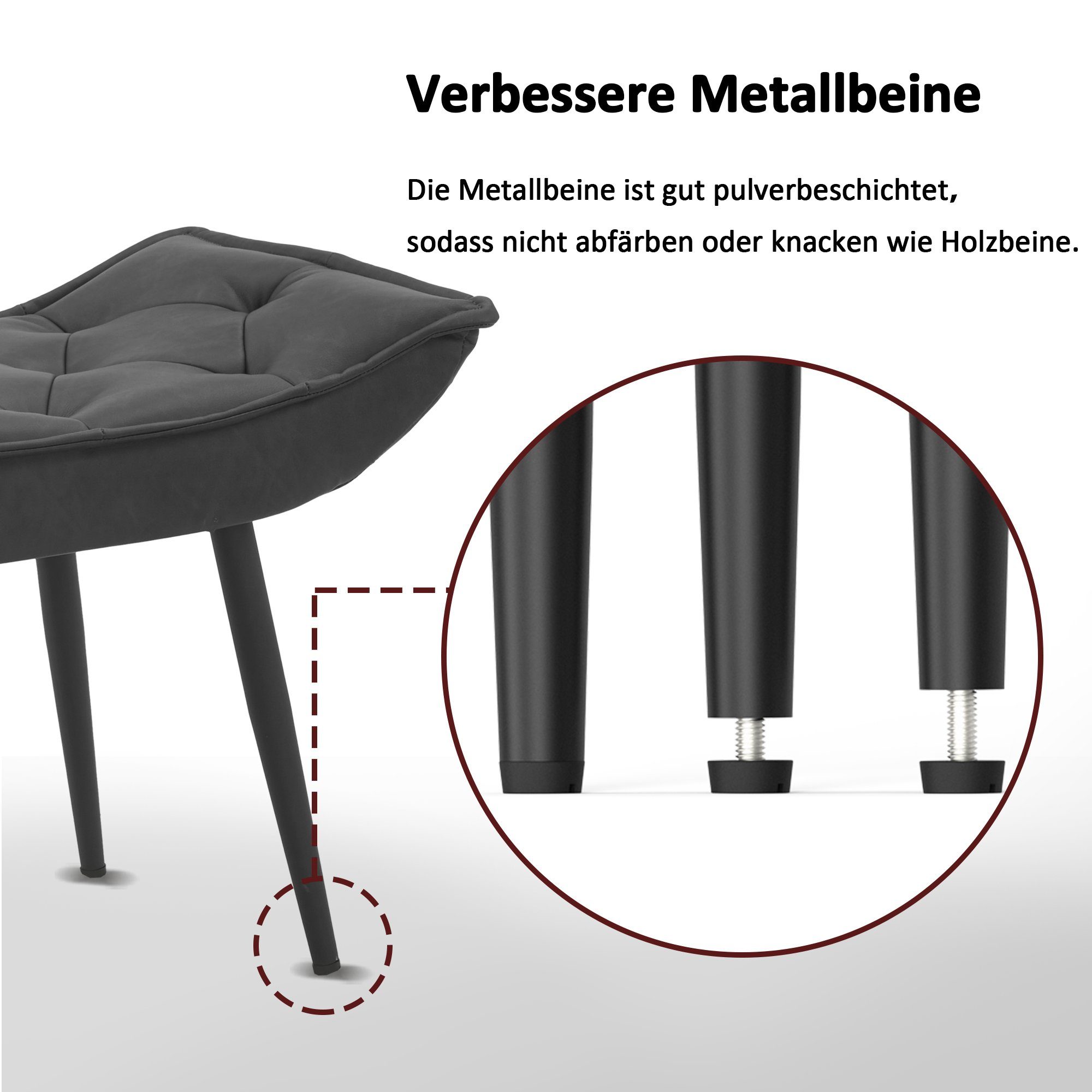 MCombo Relaxsessel MCombo Relaxsessel Lesesessel Loungesessel 4778/79, mit Relaxfunktion