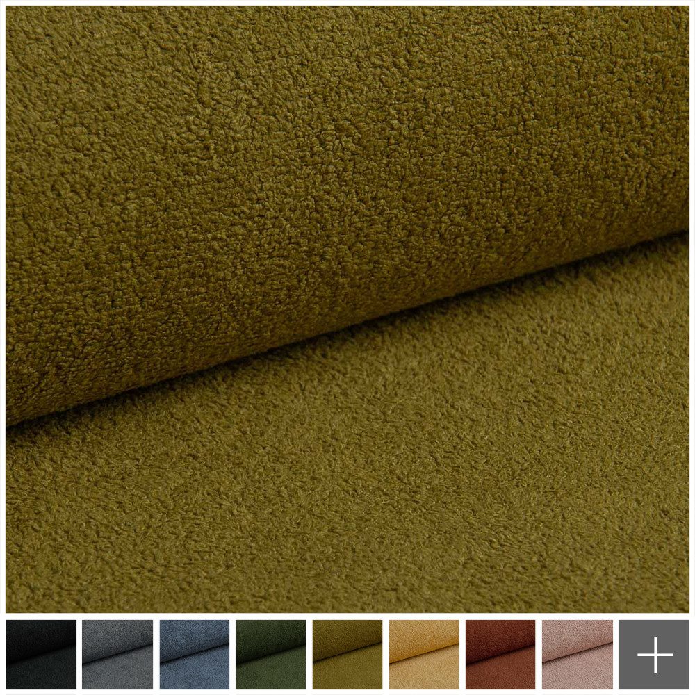 novely® Stoff GERDA Eleganter Robuster Boucle-Polsterstoff, Griffig, Angenehme Haptik, Edles Design, Meterware, 1lfm