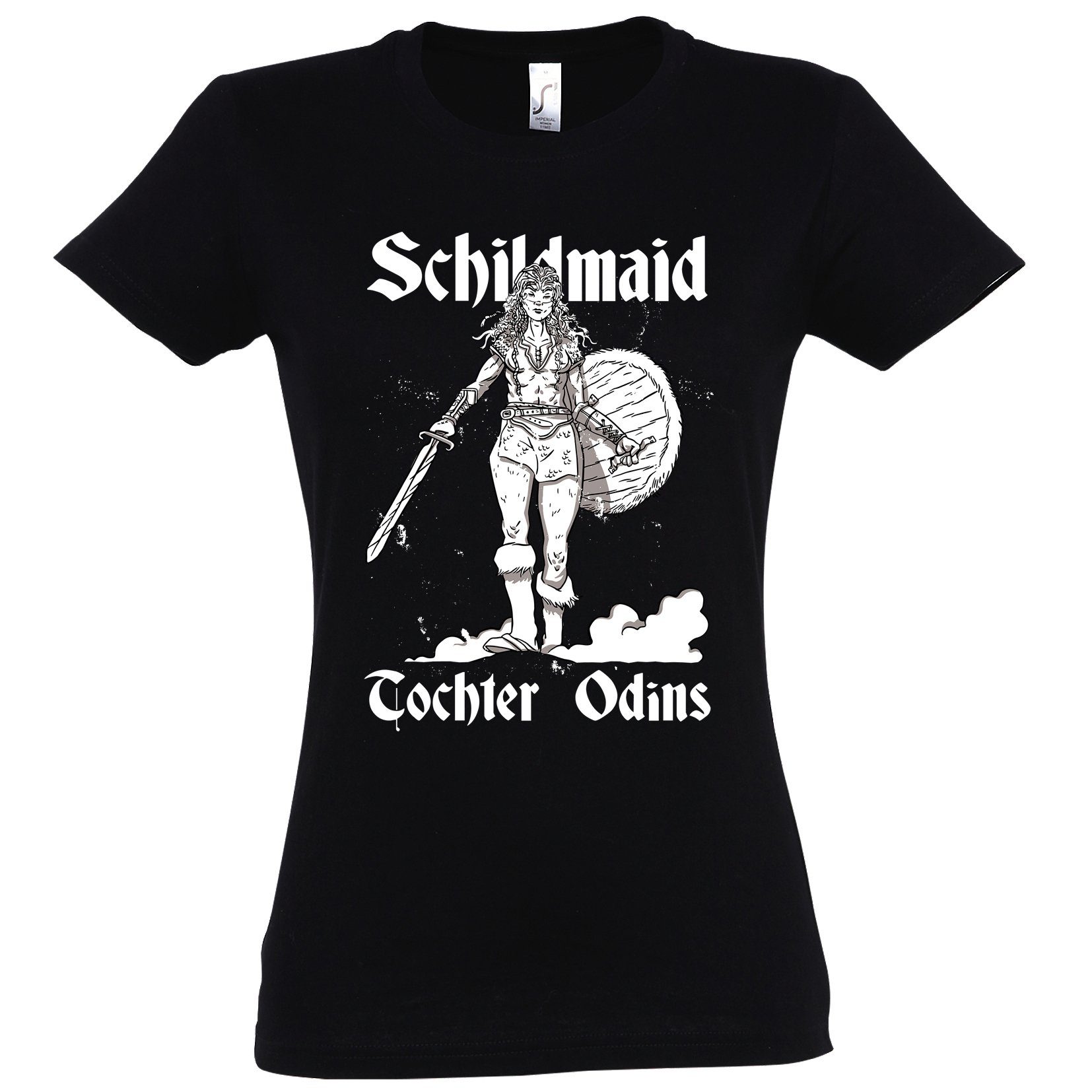 Youth Designz TShirt Schildmaid Tochter Odins Damen Shirt mit lustigem