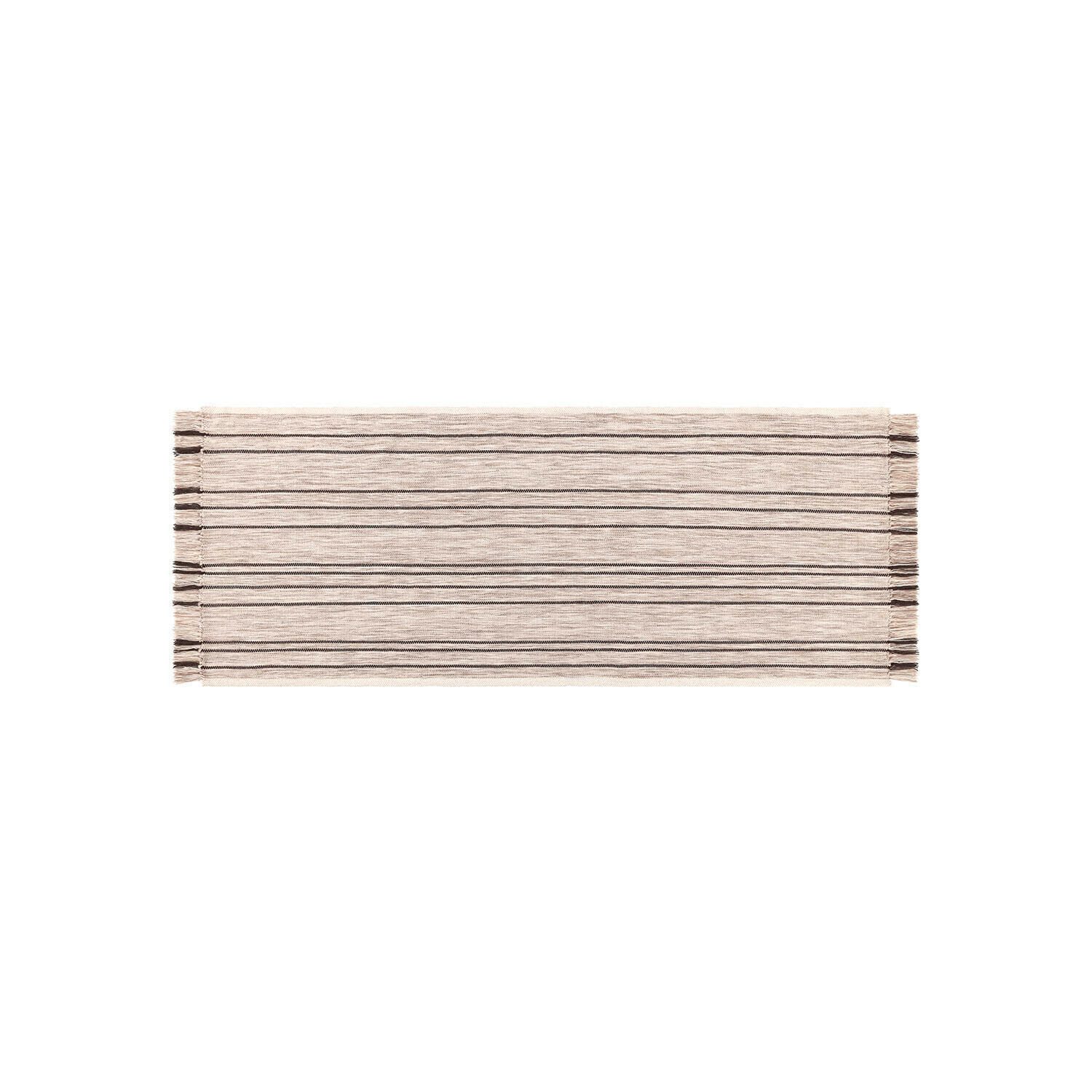 Mirabeau Teppich Läufer Brisalda creme, H/B ca. 70/180 cm, Fransen: Länge: 9 cm, Höhe: 70.0 mm